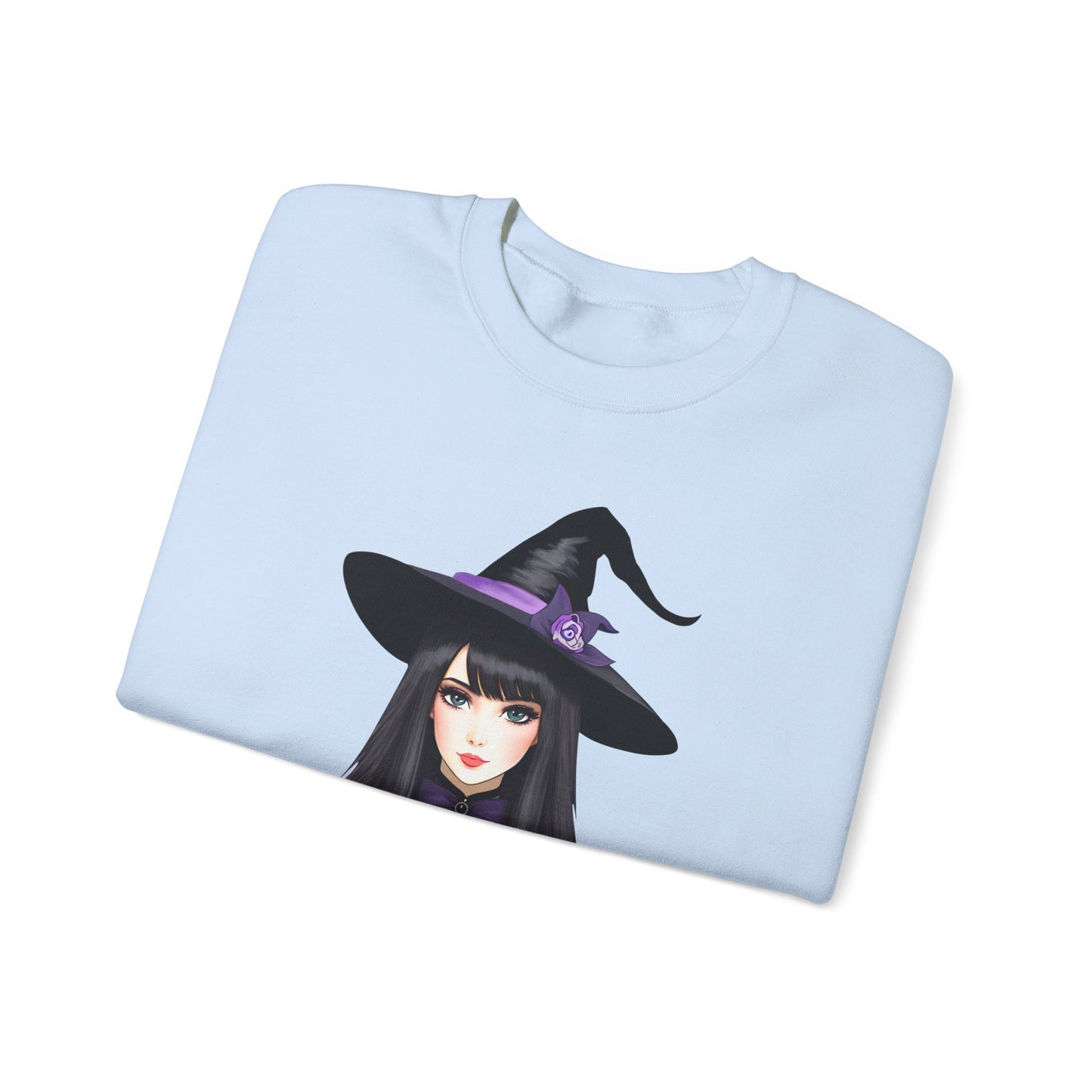 Happy Halloween, Witch - Unisex Heavy Blend™ Crewneck Sweatshirt