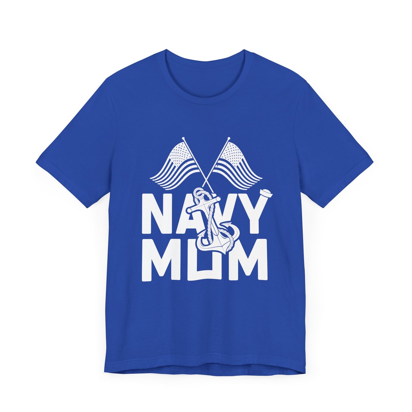 Navy Mom - Unisex Jersey Short Sleeve Tee