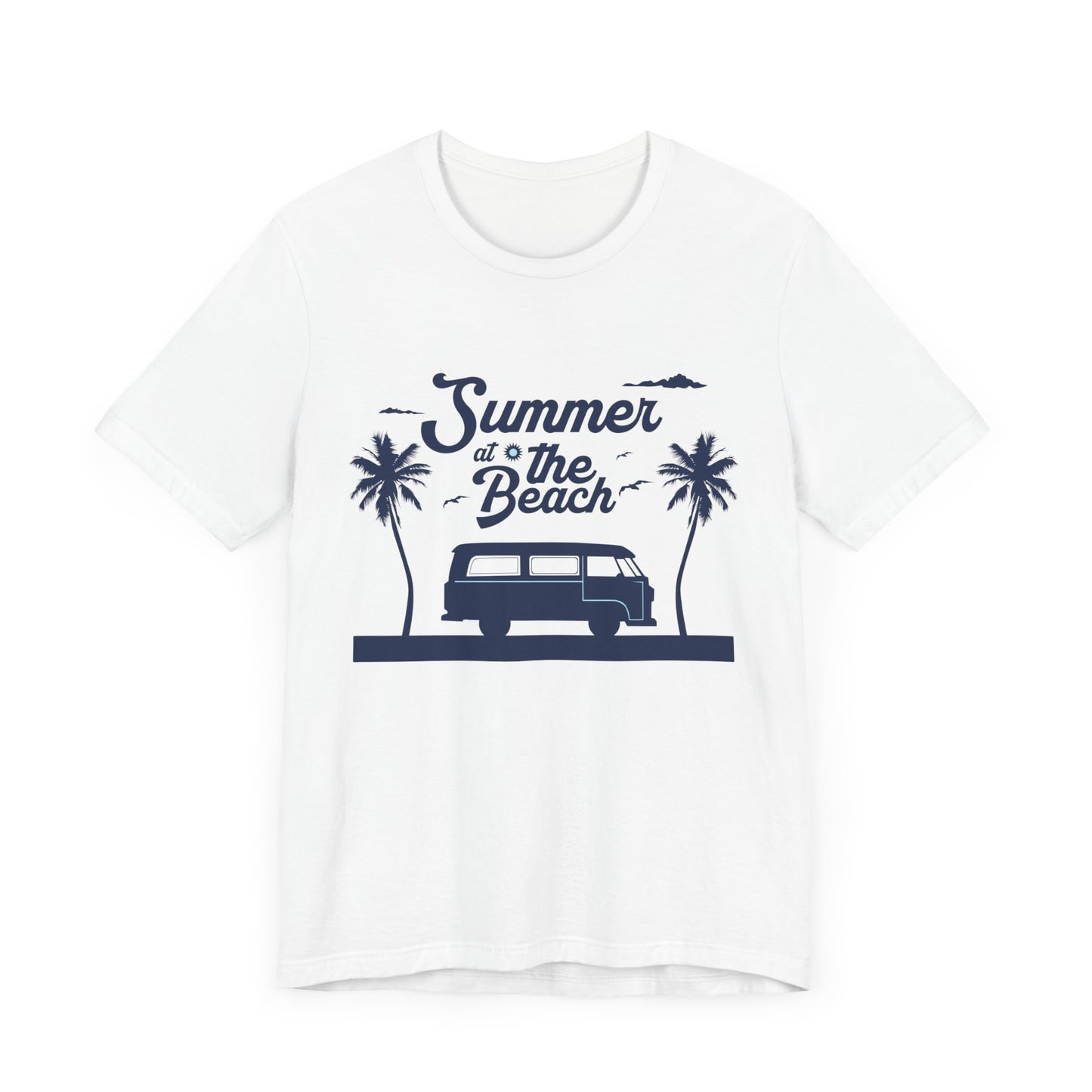 Summer At The Beach - Unisex Jersey Short Sleeve Tee