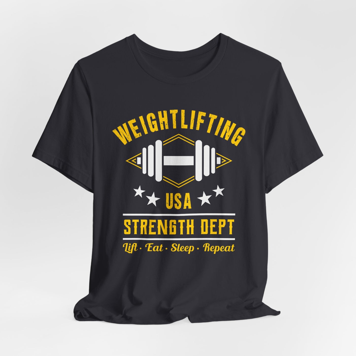 Gym: Weightlifting  - Unisex Jersey Short Sleeve Tee