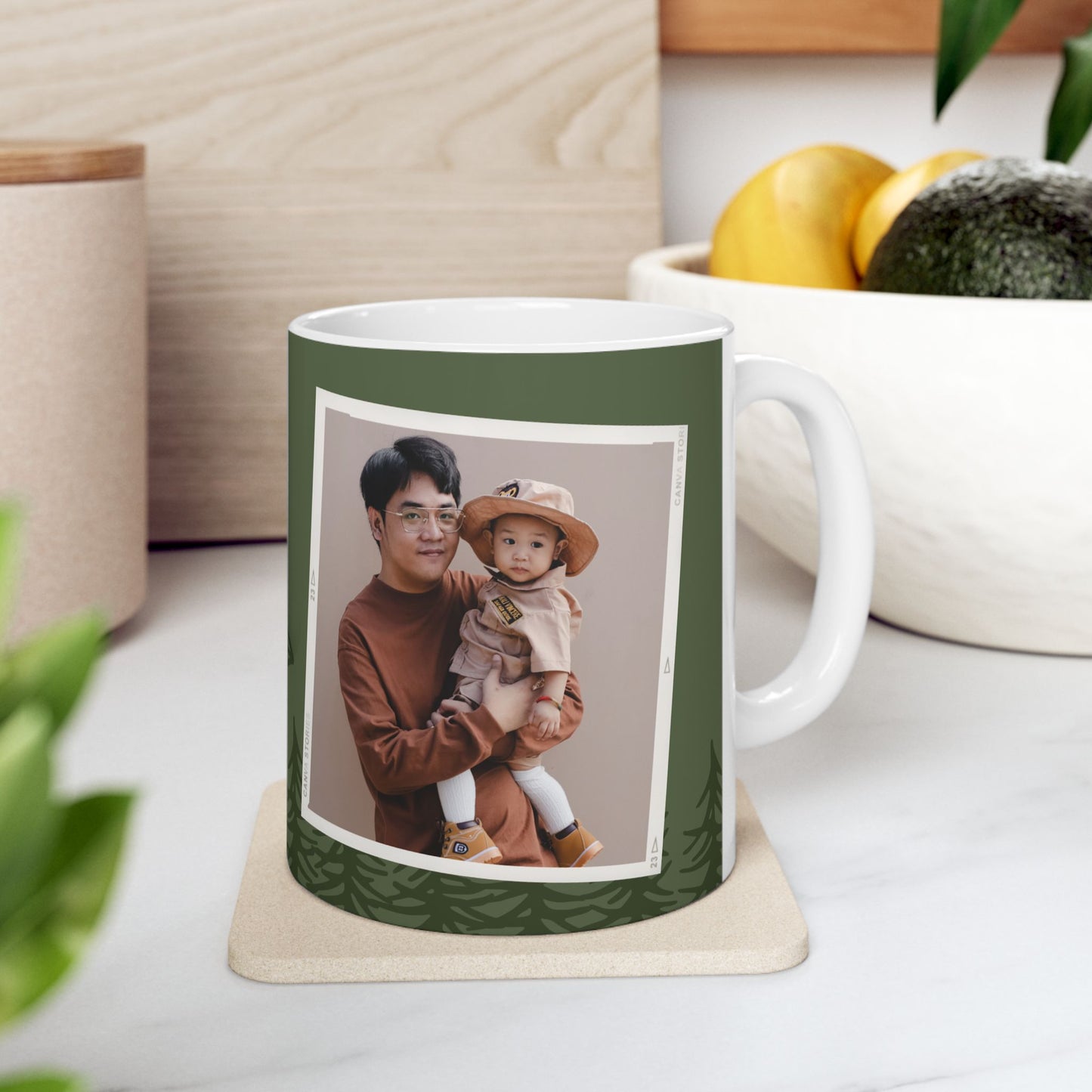 Dad, To the Stronest Person I Know, Personalized Father's Day Mug, 11/15oz - 14069