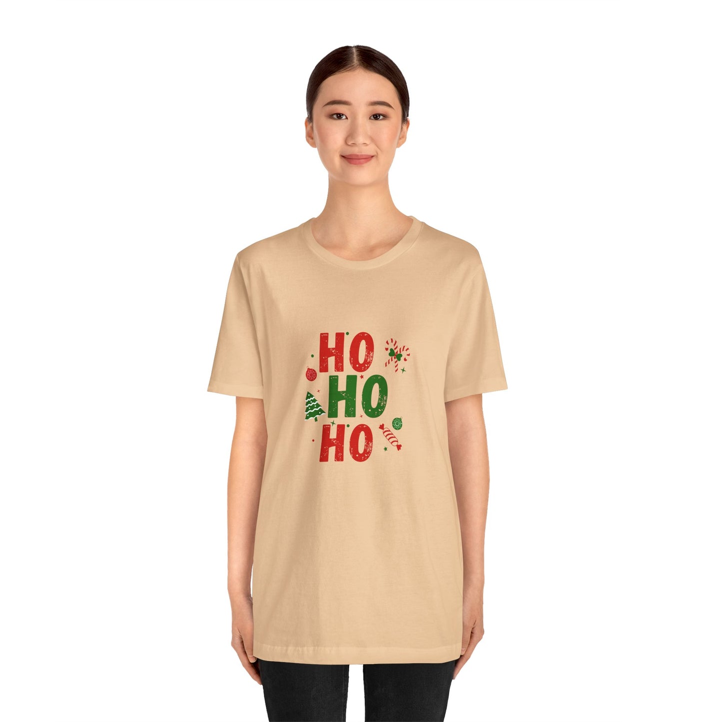 Ho Ho Ho - Unisex Jersey Short Sleeve Tee - 10534