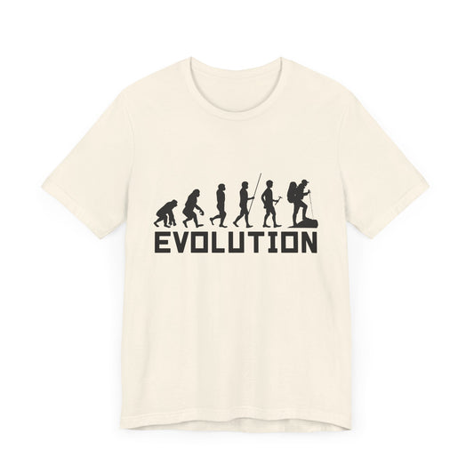 Camping:  Evolution - Unisex Jersey Short Sleeve Tee - 12629