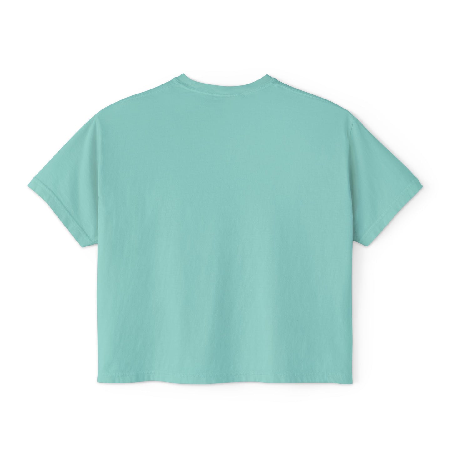 Faith Over Fear Floral Boxy Tee, “Bloom With Grace” Christian Crop Shirt - 14950