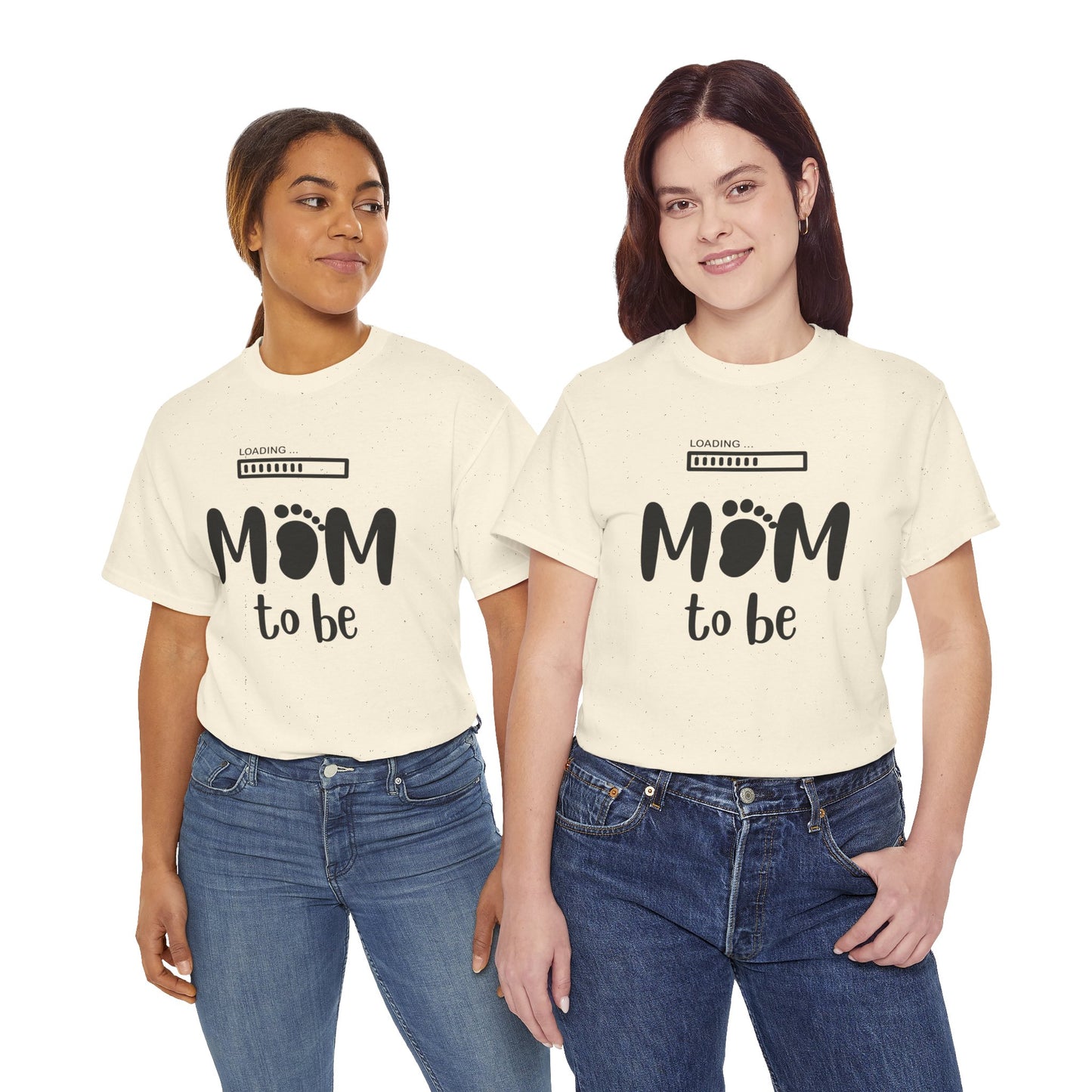 Mom to Be Shirt – Pregnancy Announcement Gift Tee with Loading Bar - 14879