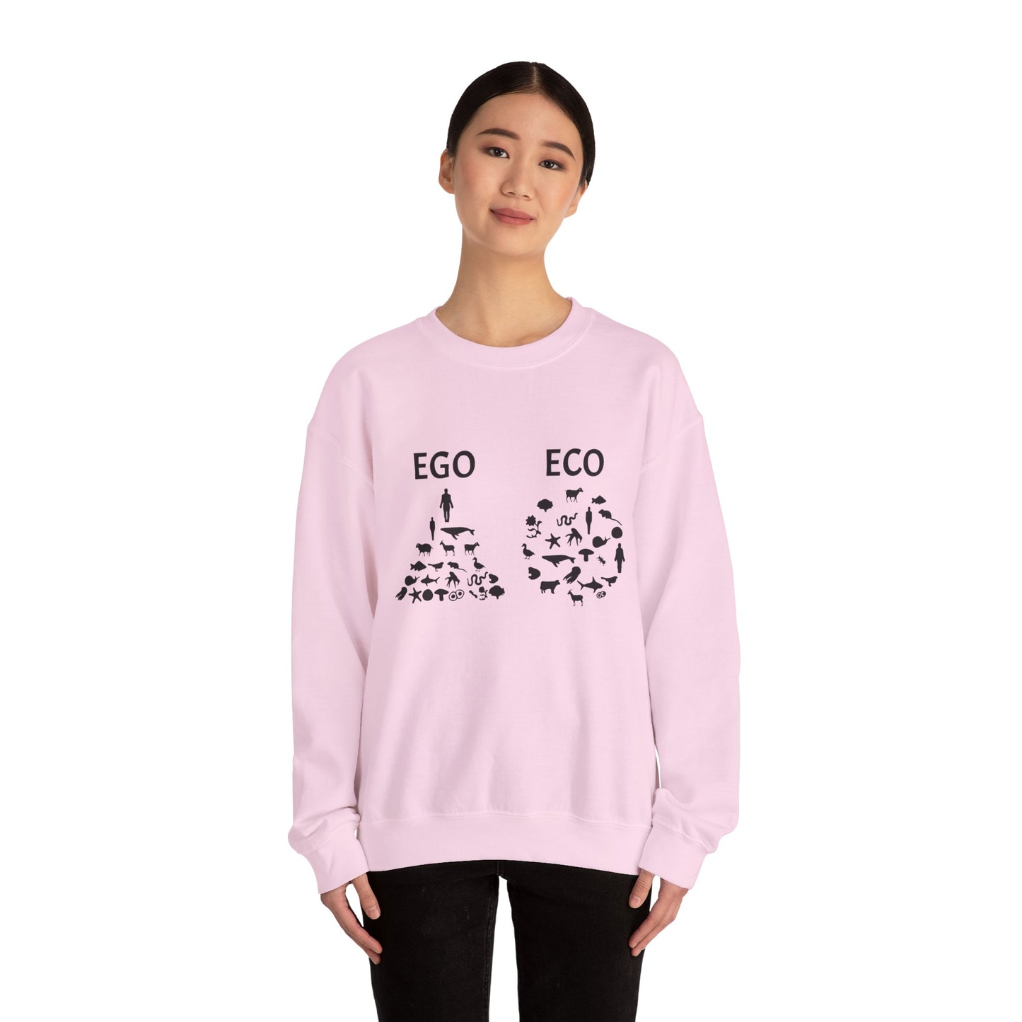 Ego VS Eco - Unisex Heavy Blend™ Crewneck Sweatshirt