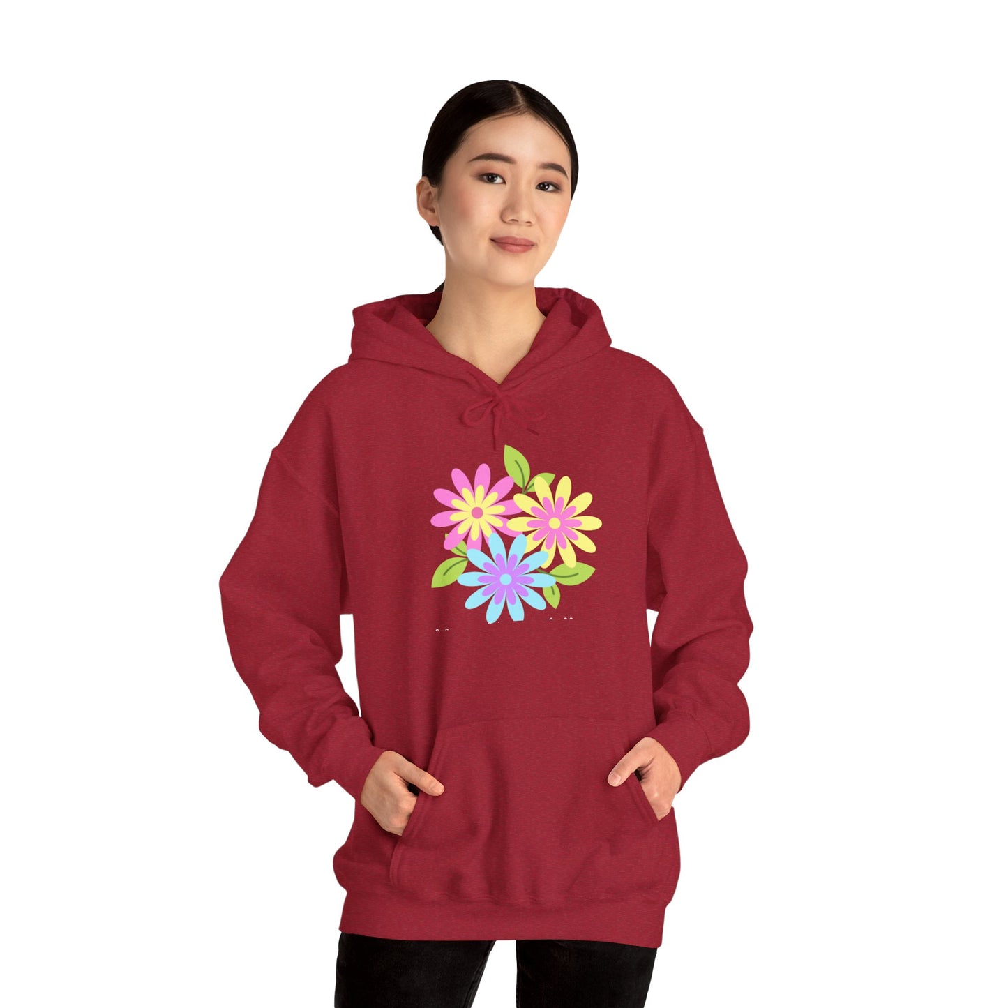 Bright Flower Unisex Heavy Blend™ Hooded Sweatshirt