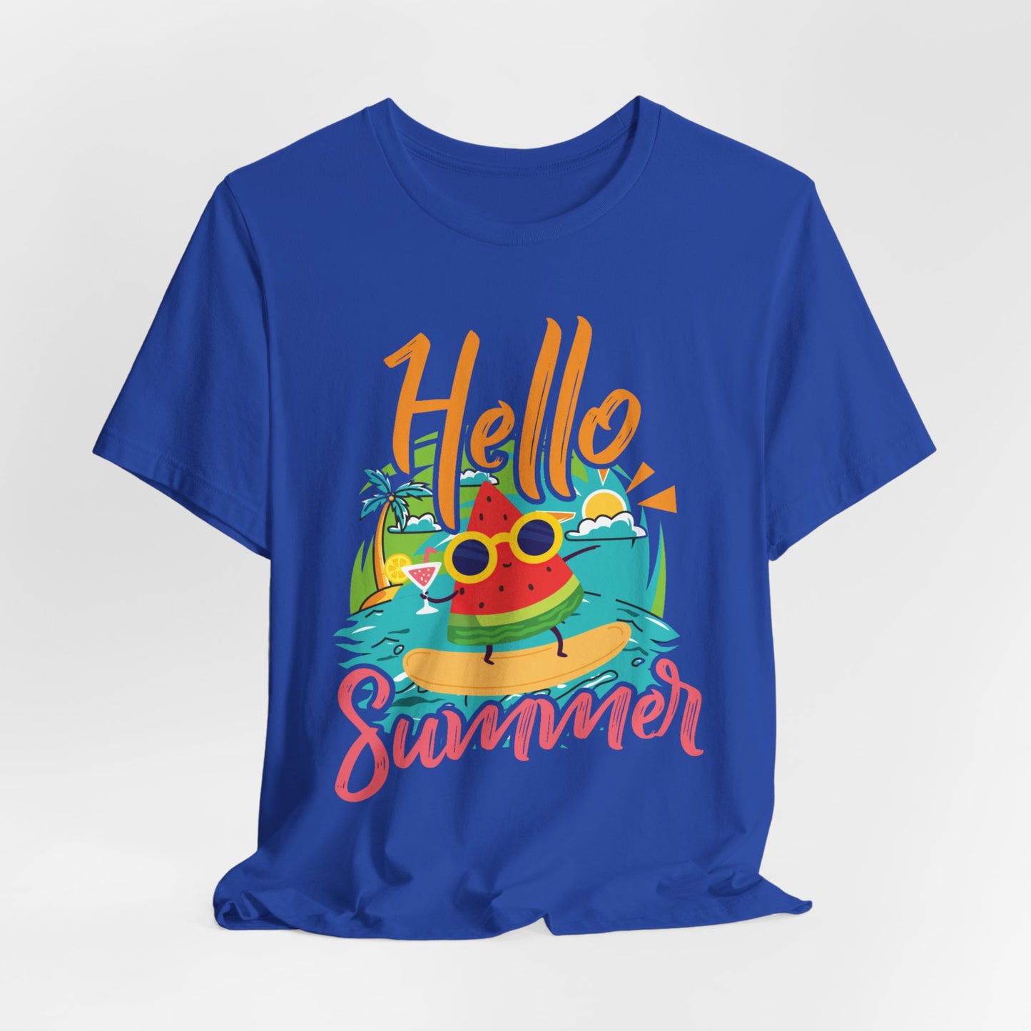 Hello Summer - Unisex Jersey Short Sleeve Tee - 13089