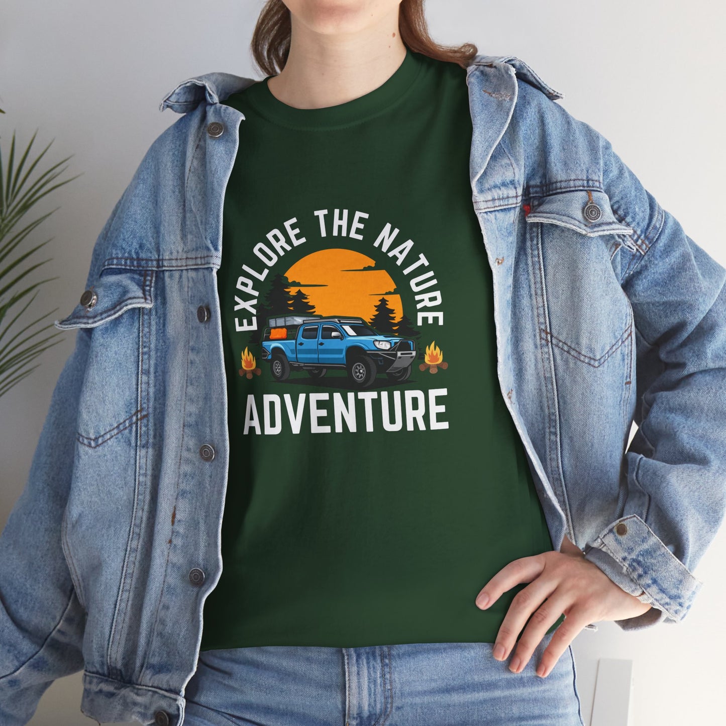 Explore the Nature - Unisex Heavy Cotton Tee - 10753