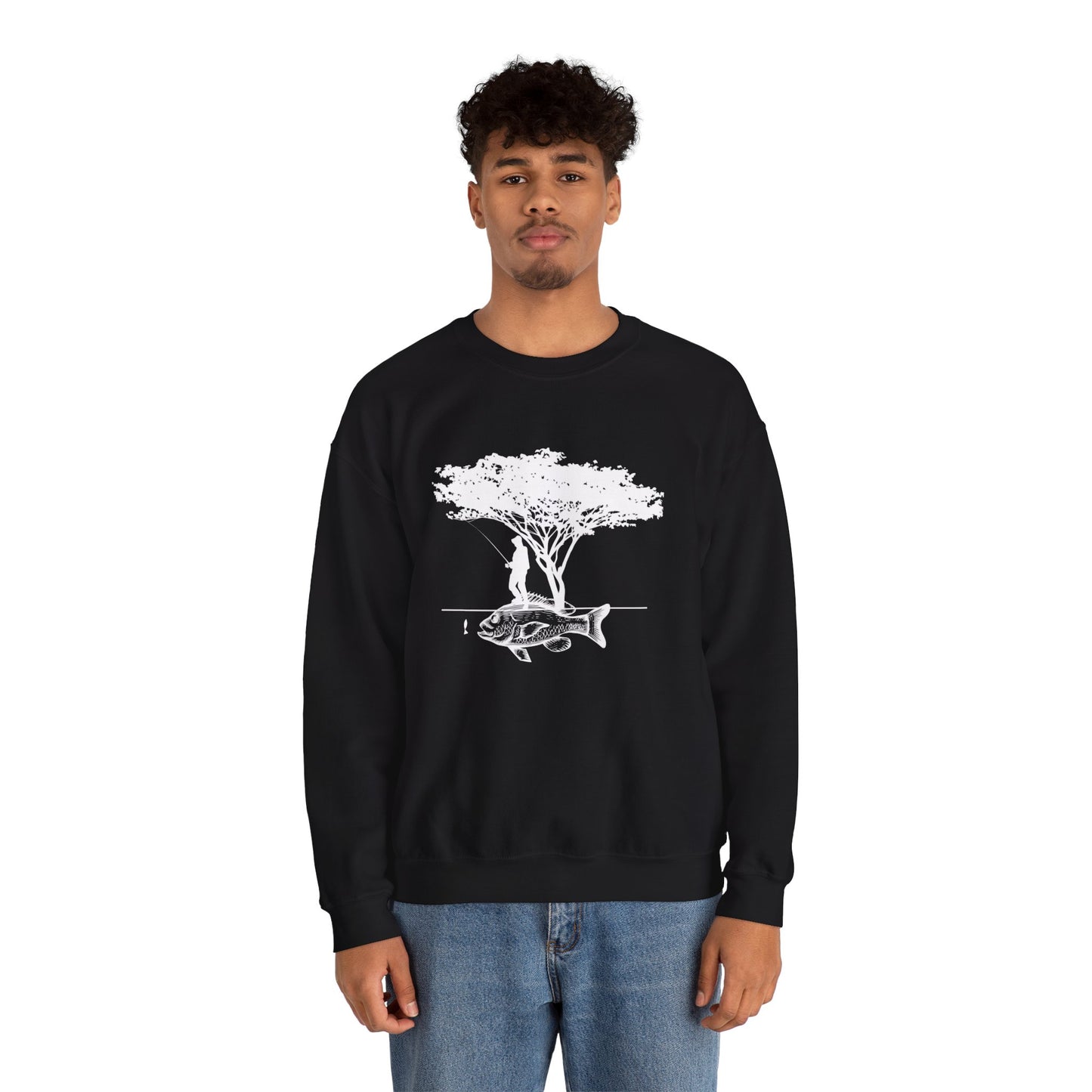 Fishing - Unisex Heavy Blend™ Crewneck Sweatshirt