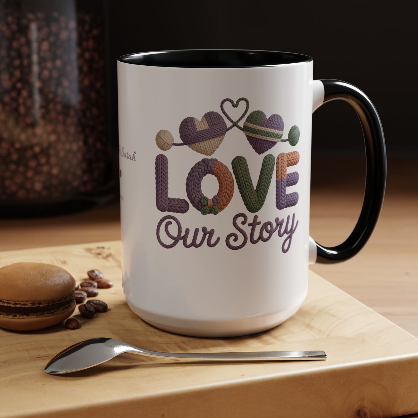 Our Story Personalized Mug — Custom Names & Established Date | Couple Gift (11oz / 15oz) - 14749