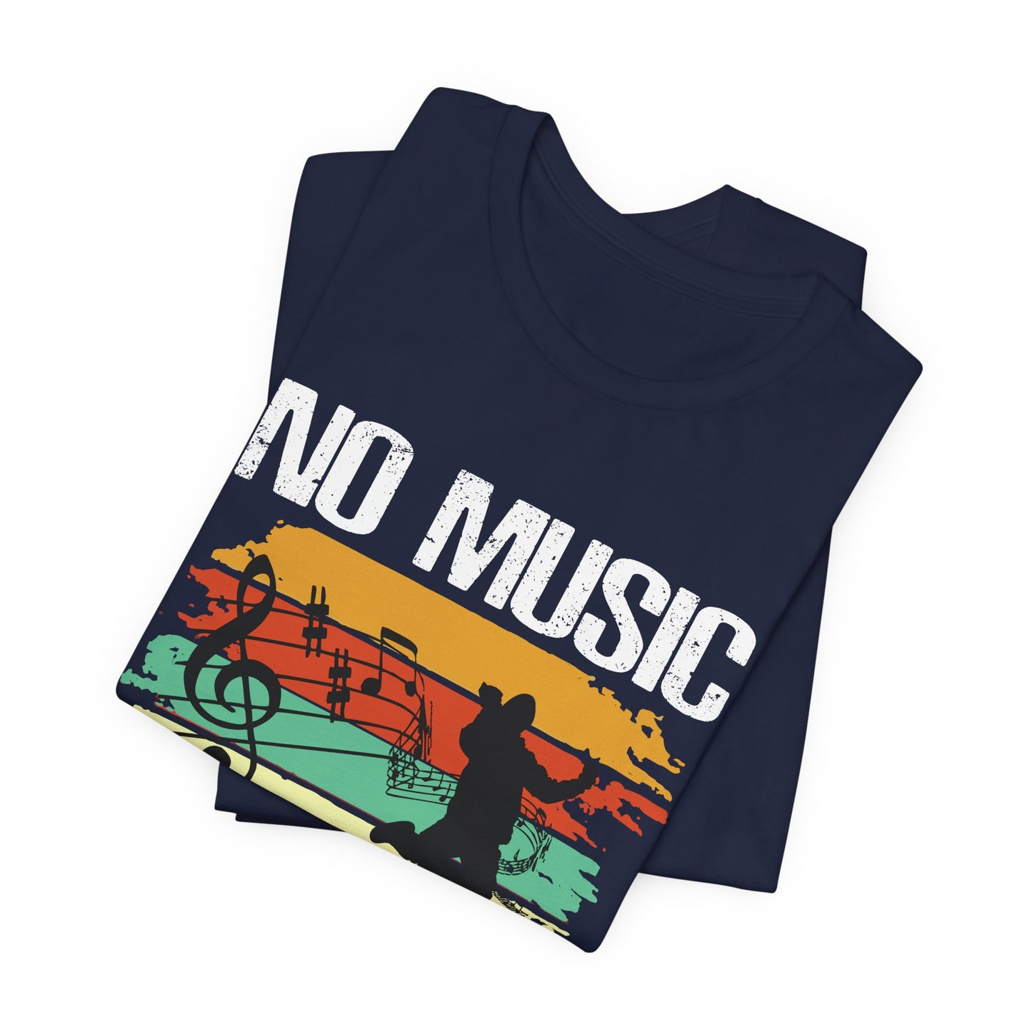 No Music No Life - Unisex Jersey Short Sleeve Tee