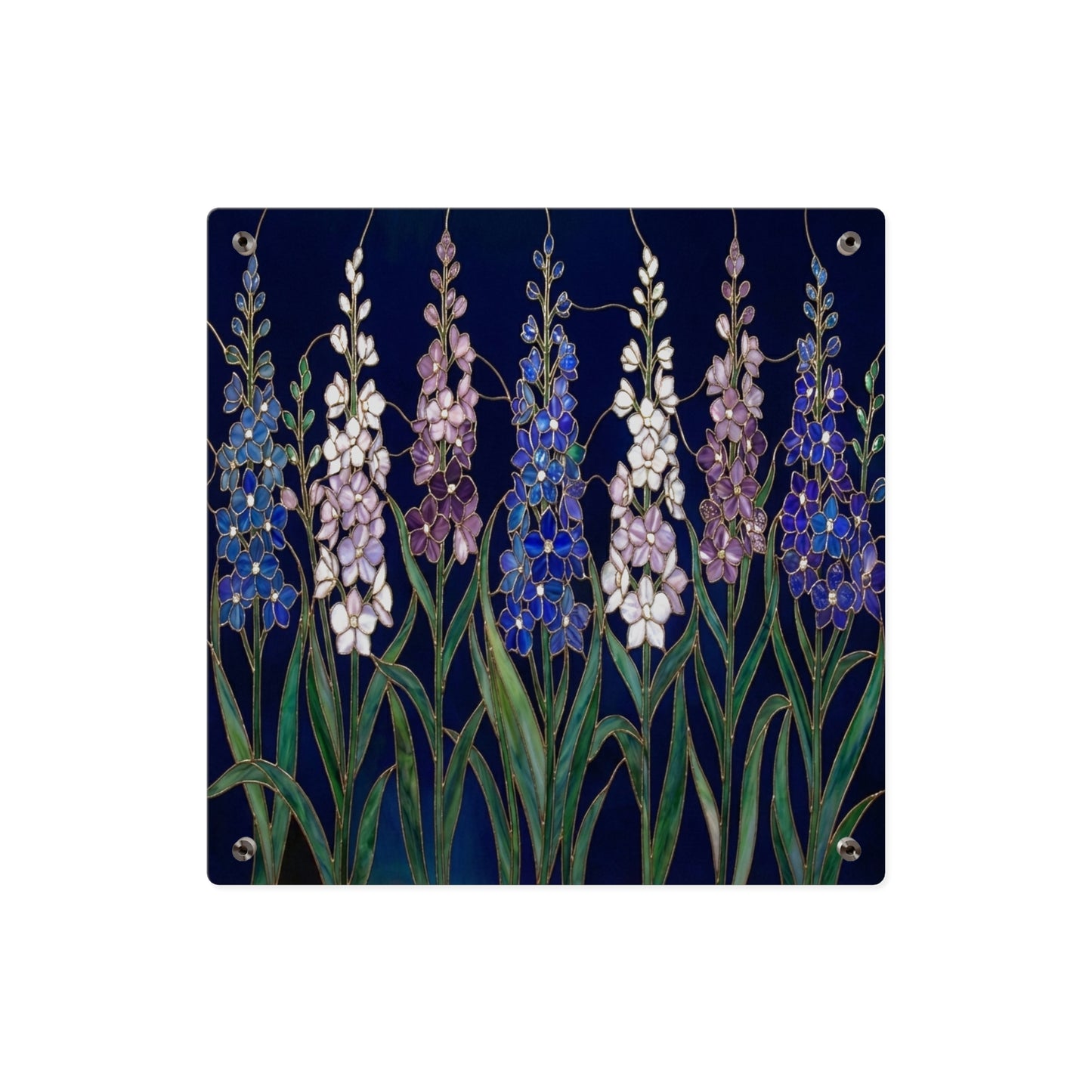 Larkspur Floral Acrylic Wall Art — 14605