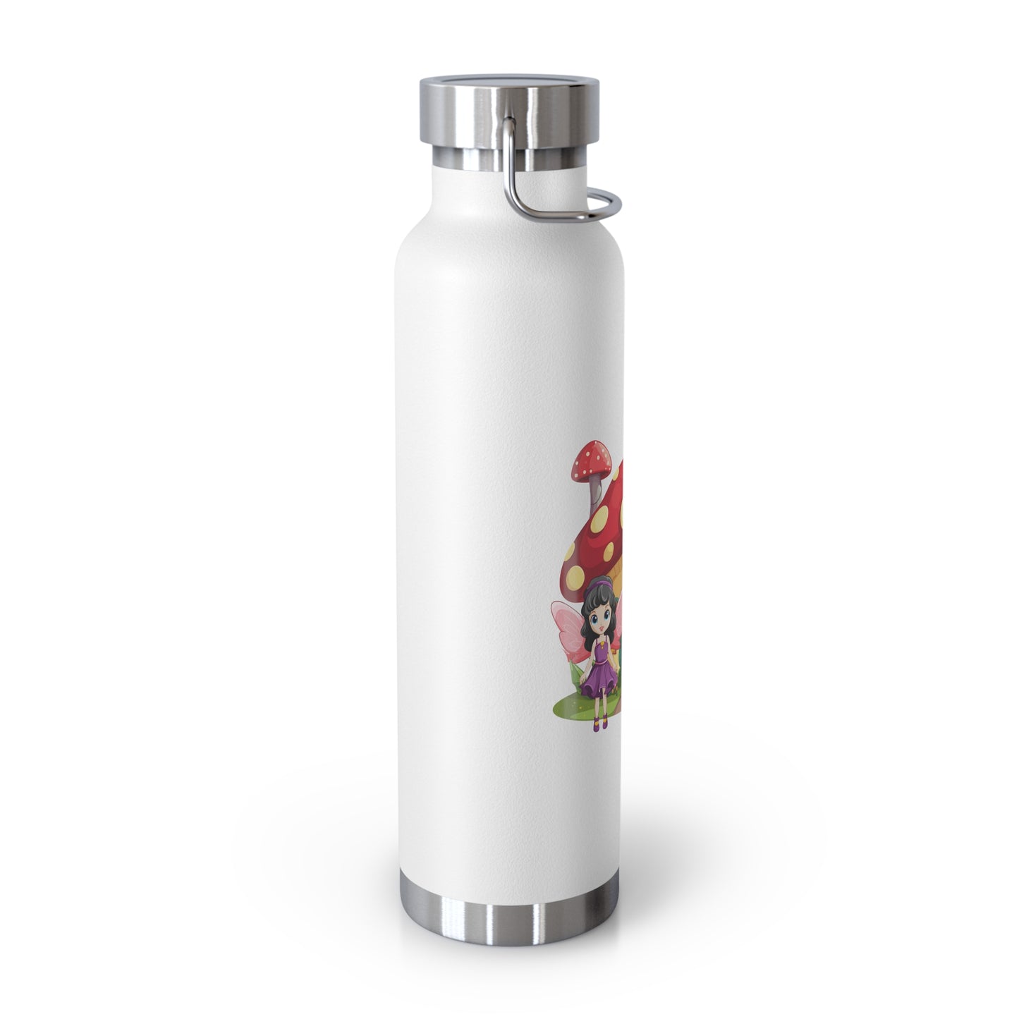 Fairy Mushroom House - Copper Vacuum Insulated Bottle, 22oz