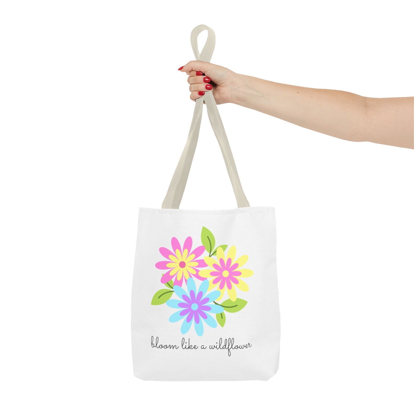 Bright Flower Tote Bag