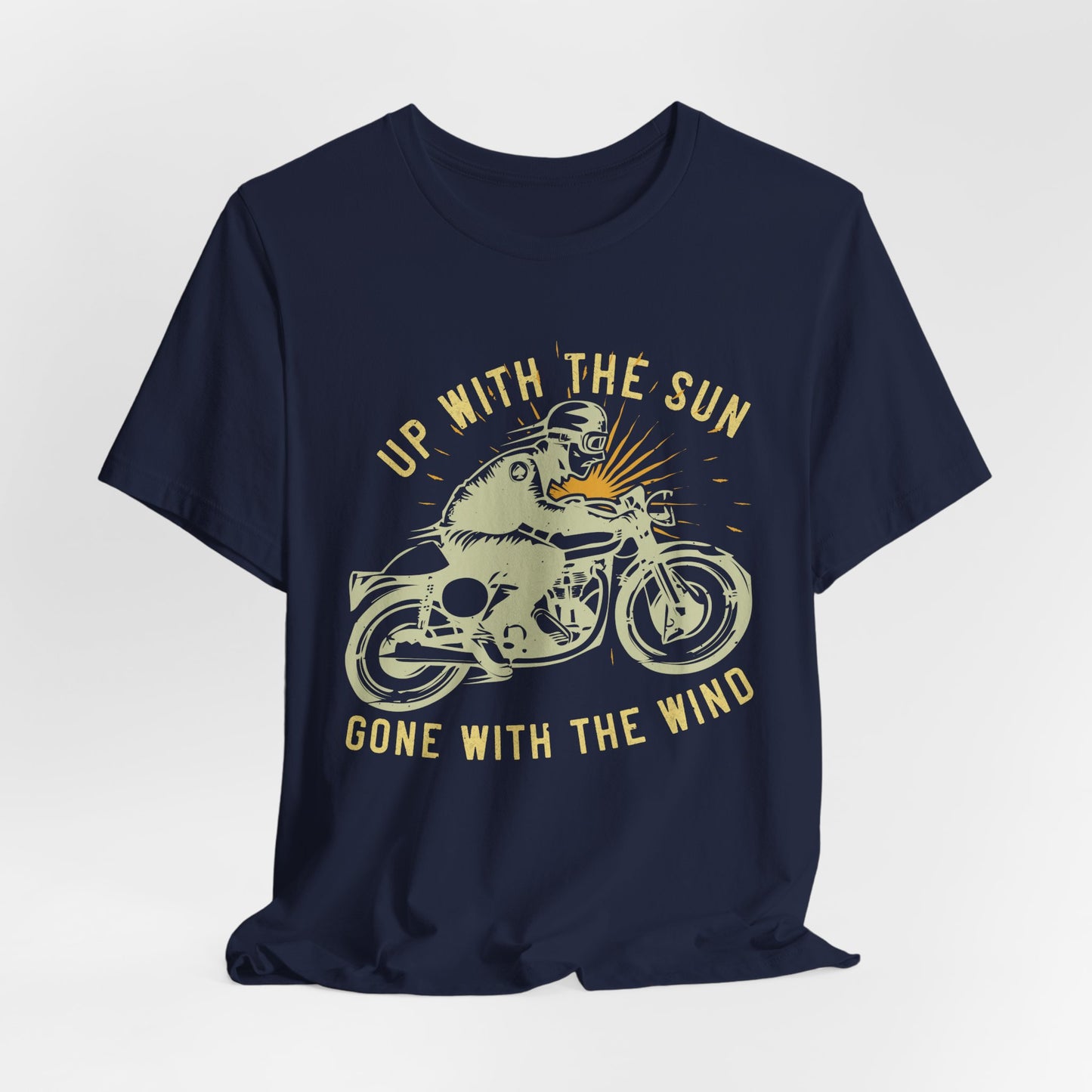 Up with the Sun, Gone with the Wind - Unisex Jersey Short Sleeve Tee - 13958