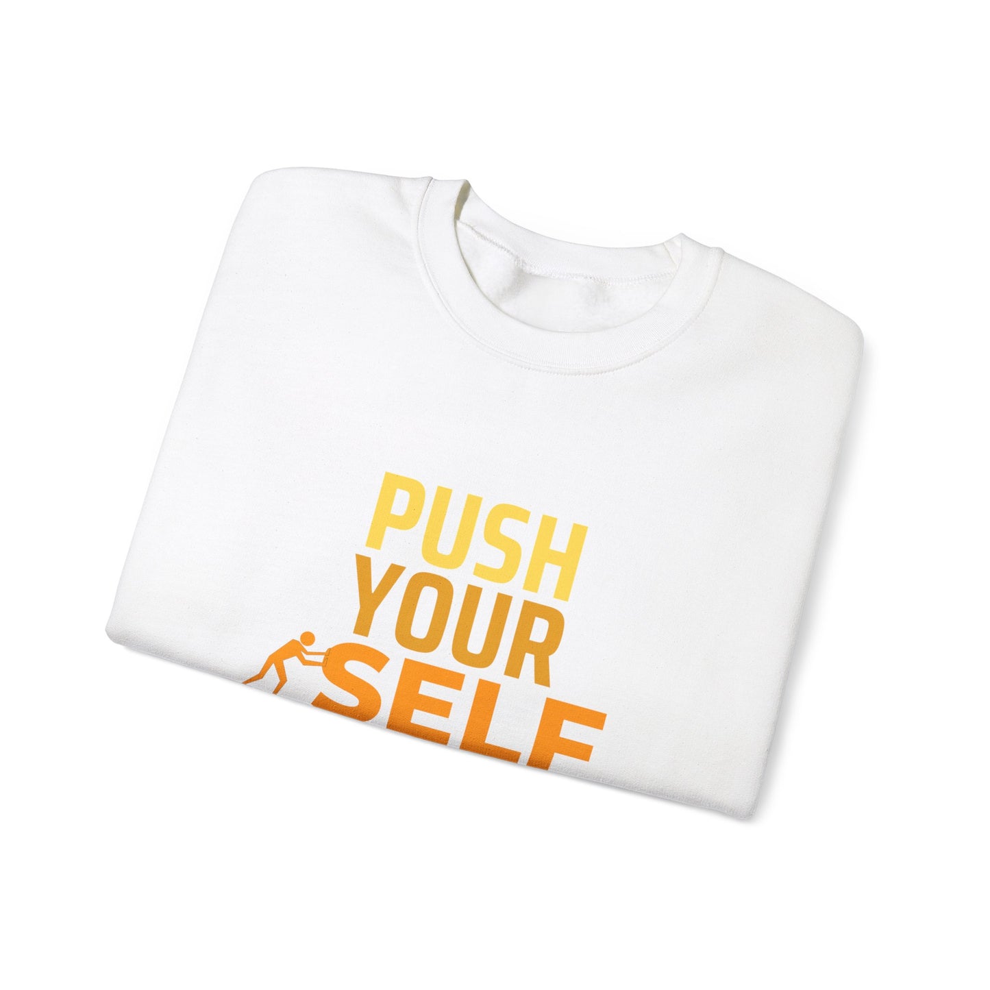 Push Yourself - Unisex Heavy Blend™ Crewneck Sweatshirt - 10591