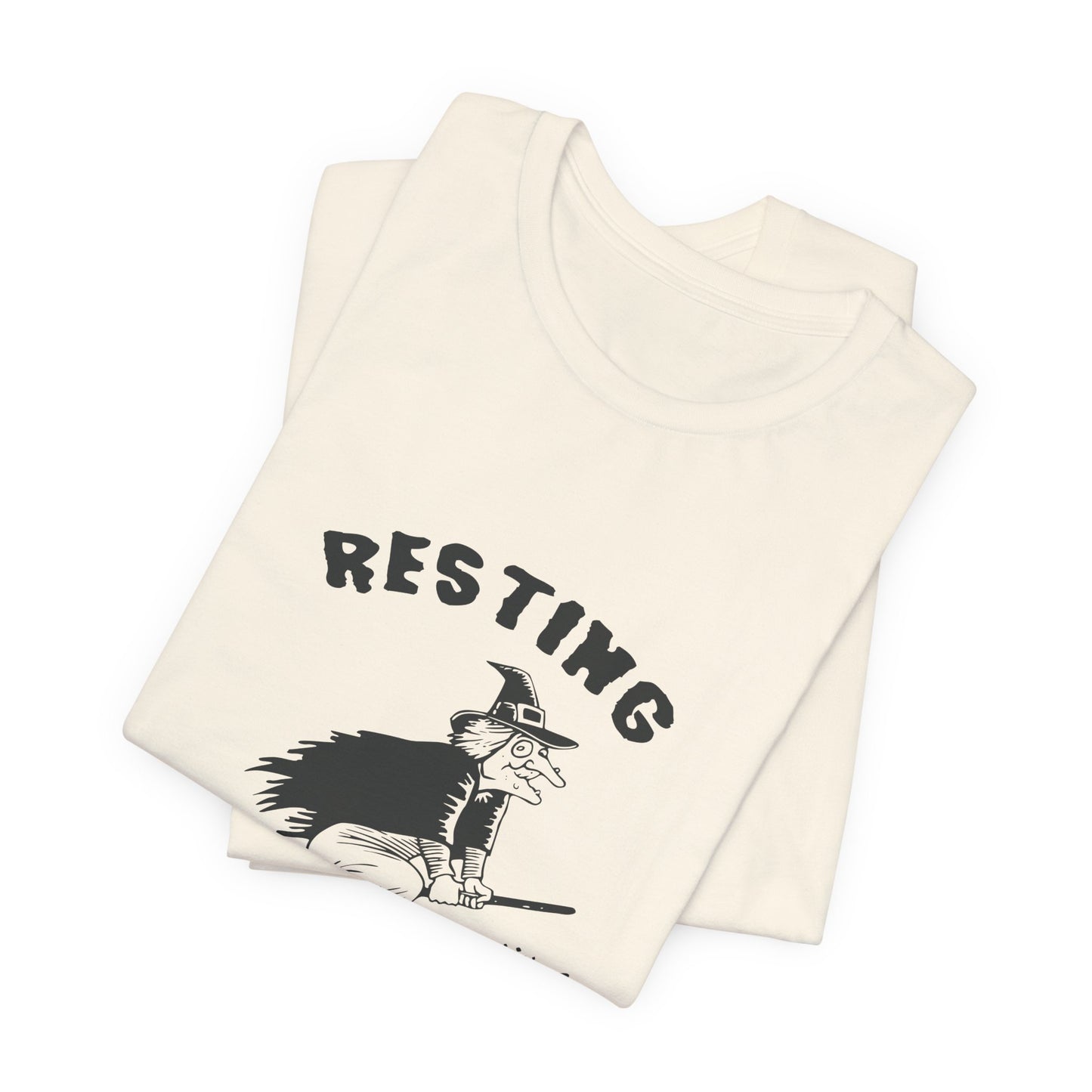 Halloween: Resting Witch Face - Unisex Jersey Short Sleeve Tee