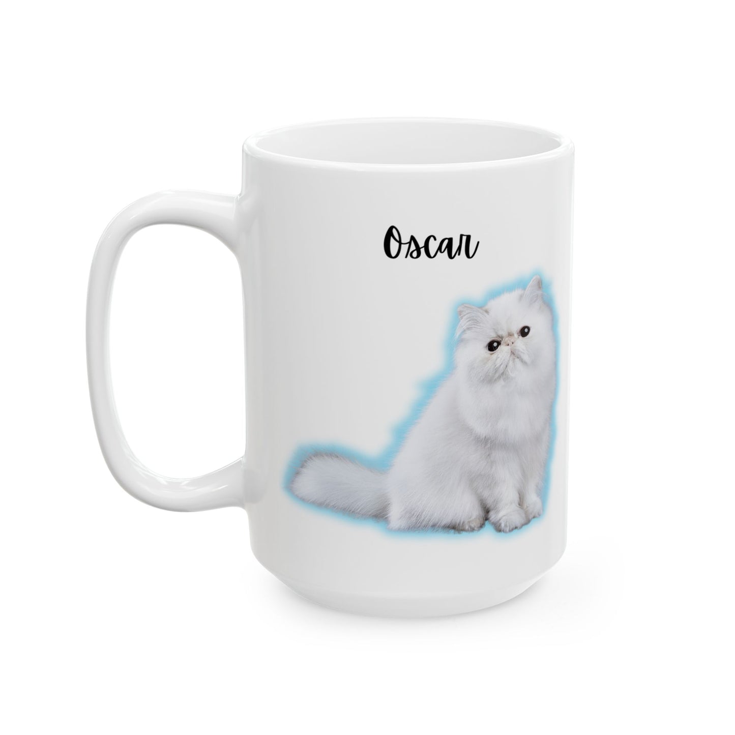 Cute Cat Ceramic Mug - Ideal Gift for Cat Lovers, Cozy Home Decor, Feline Themed Drinkware, Pet Lover's Gift, Fun Coffee Cup - 14208