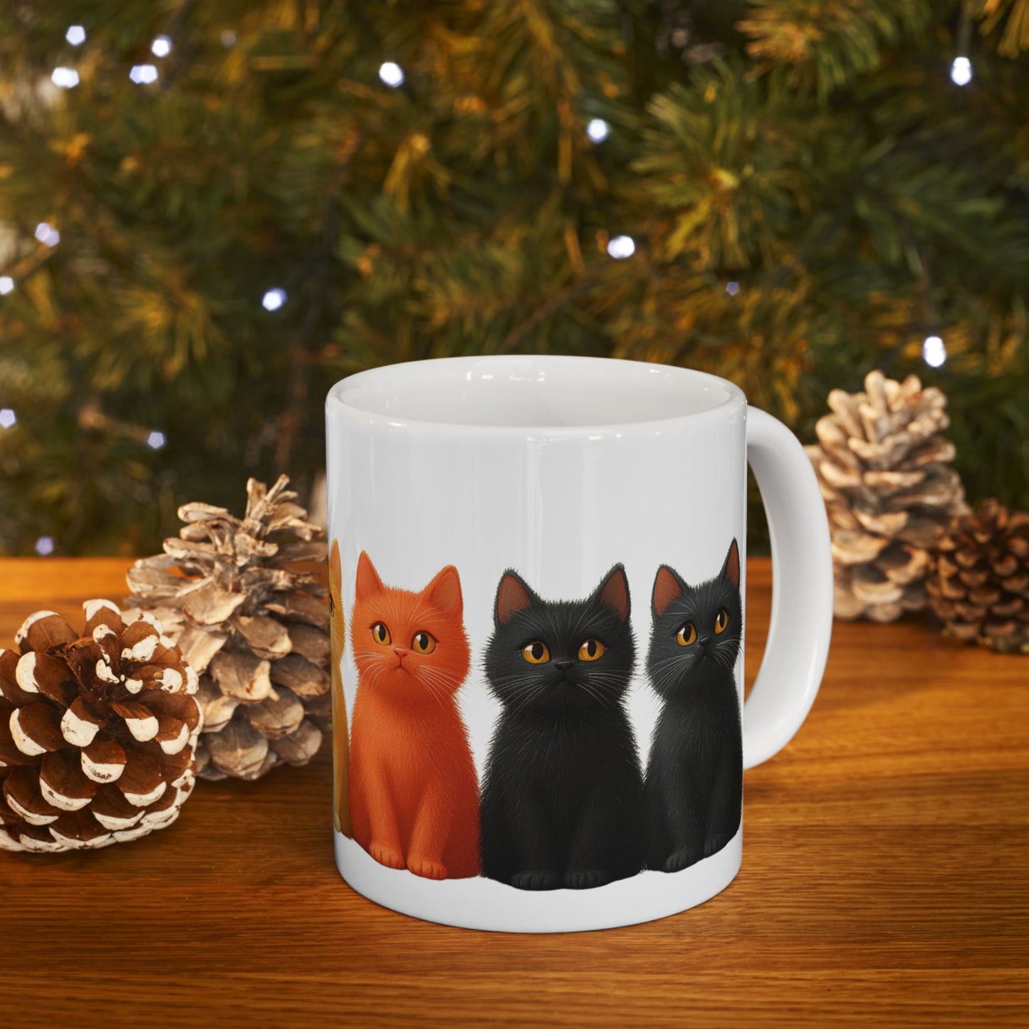 Cute Kittens - Ceramic Mug, (11oz, 15oz) - 11194