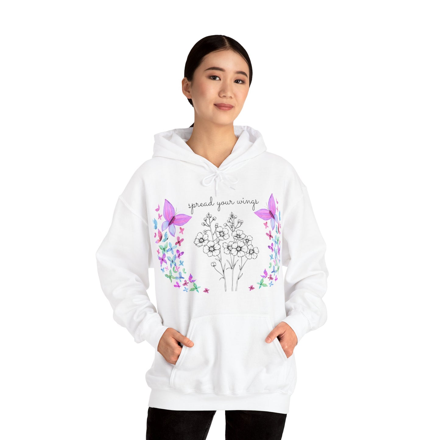 Butterfly Unisex Heavy Blend™ Hooded Sweatshirt - 12319