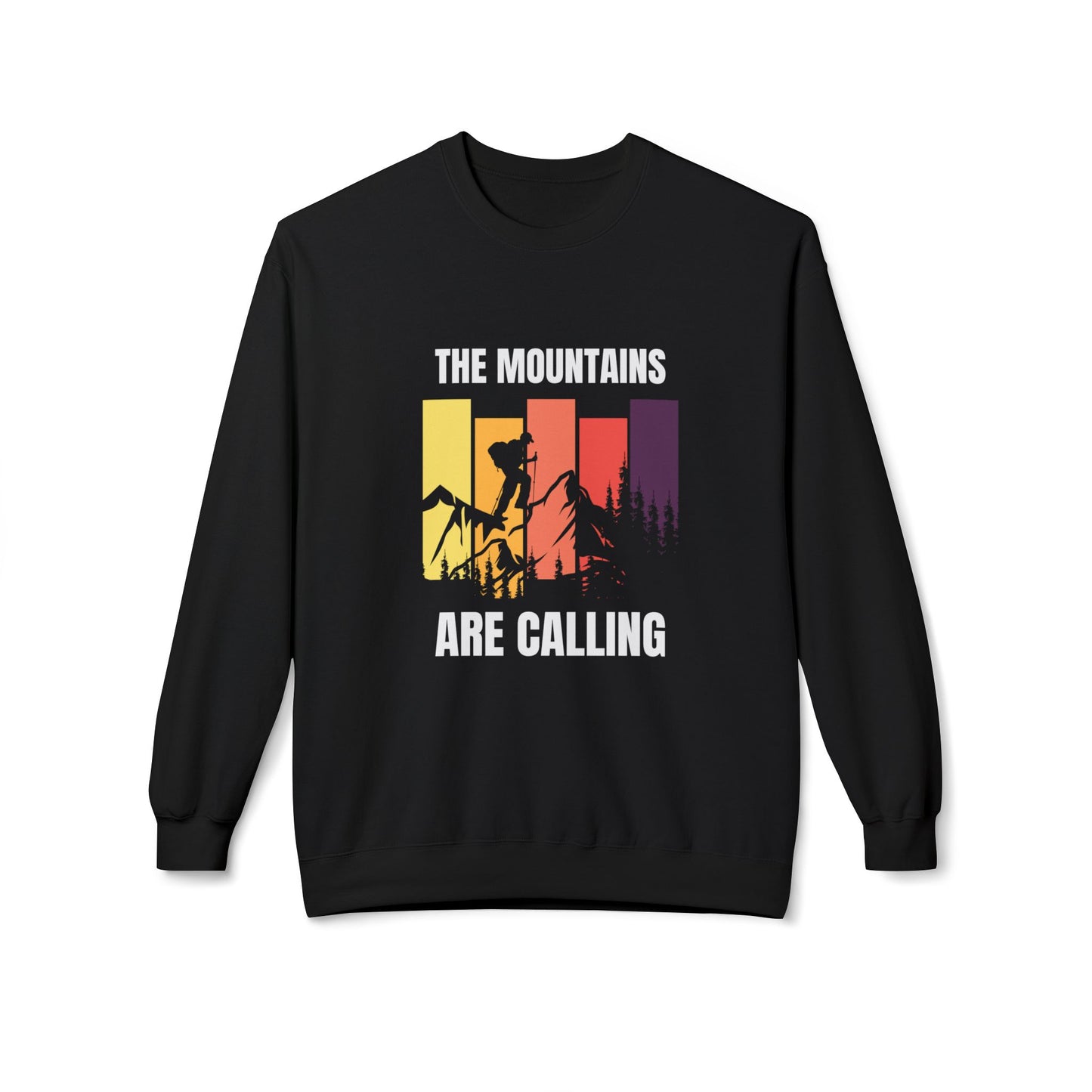 Mountains Are Calling - Unisex Midweight Softstyle Fleece Crewneck Sweatshirt - 10617