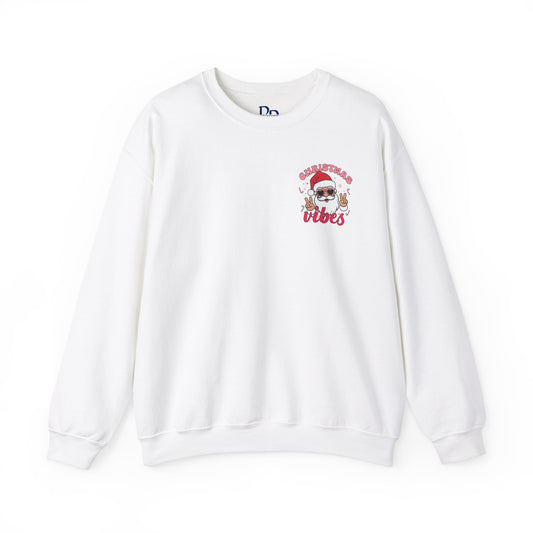 Santa, Christmas Vibes - Unisex Heavy Blend™ Crewneck Sweatshirt - 10171