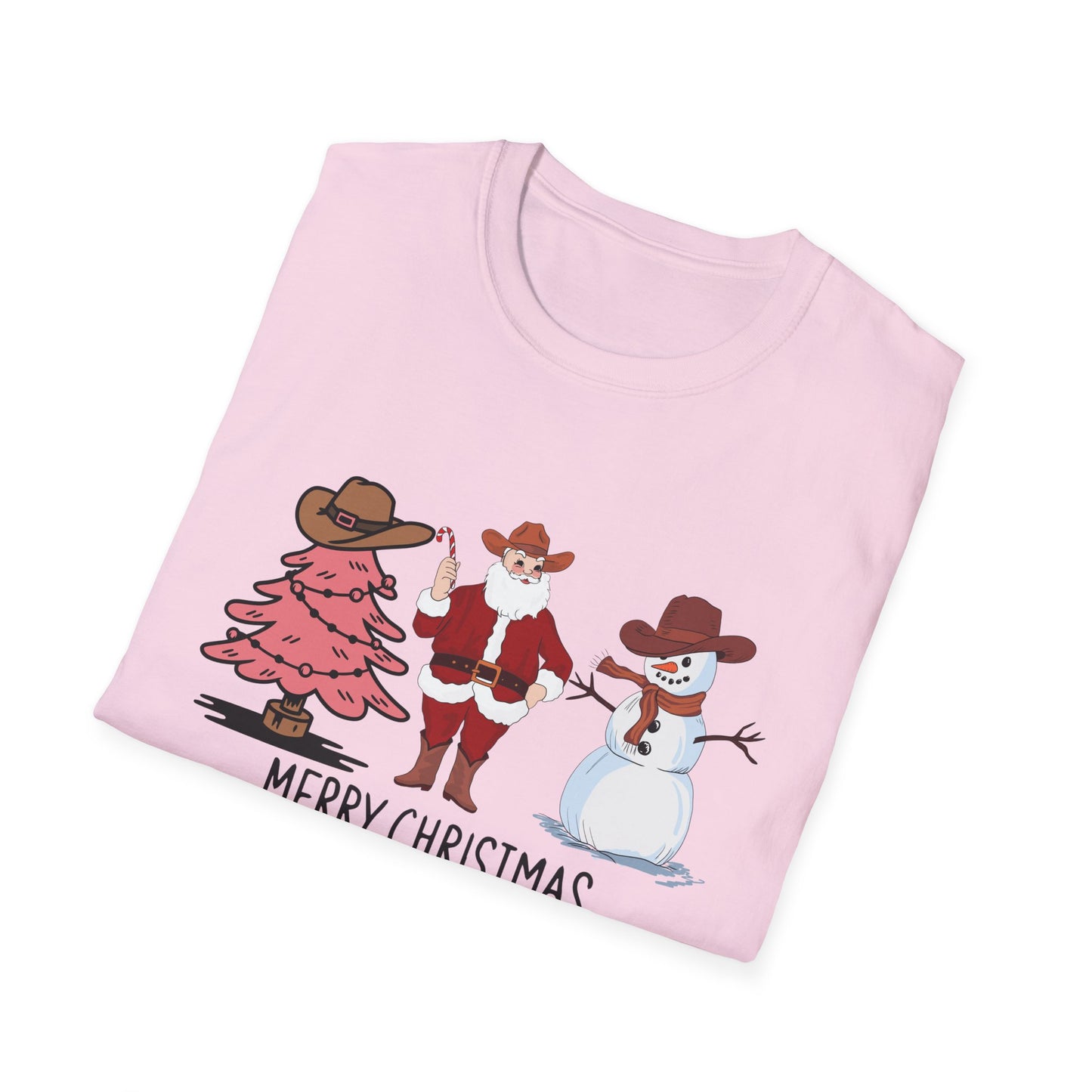 Cowboy's Christmas - Unisex Softstyle T-Shirt - 10349