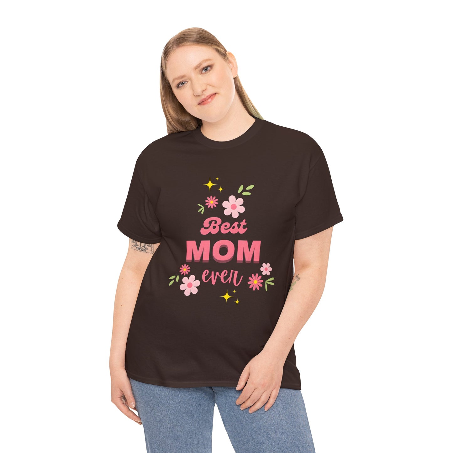 Best Mom Ever Shirt – Floral Mother’s Day Gift Tee - 14878