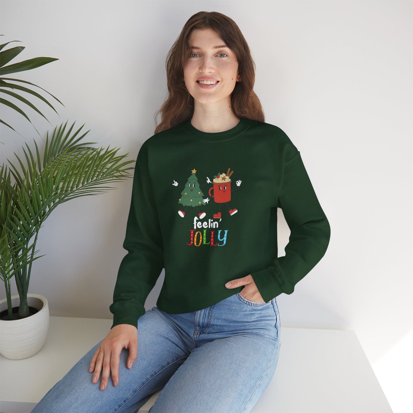 Feeling Jolly - Unisex Heavy Blend™ Crewneck Sweatshirt - 10014