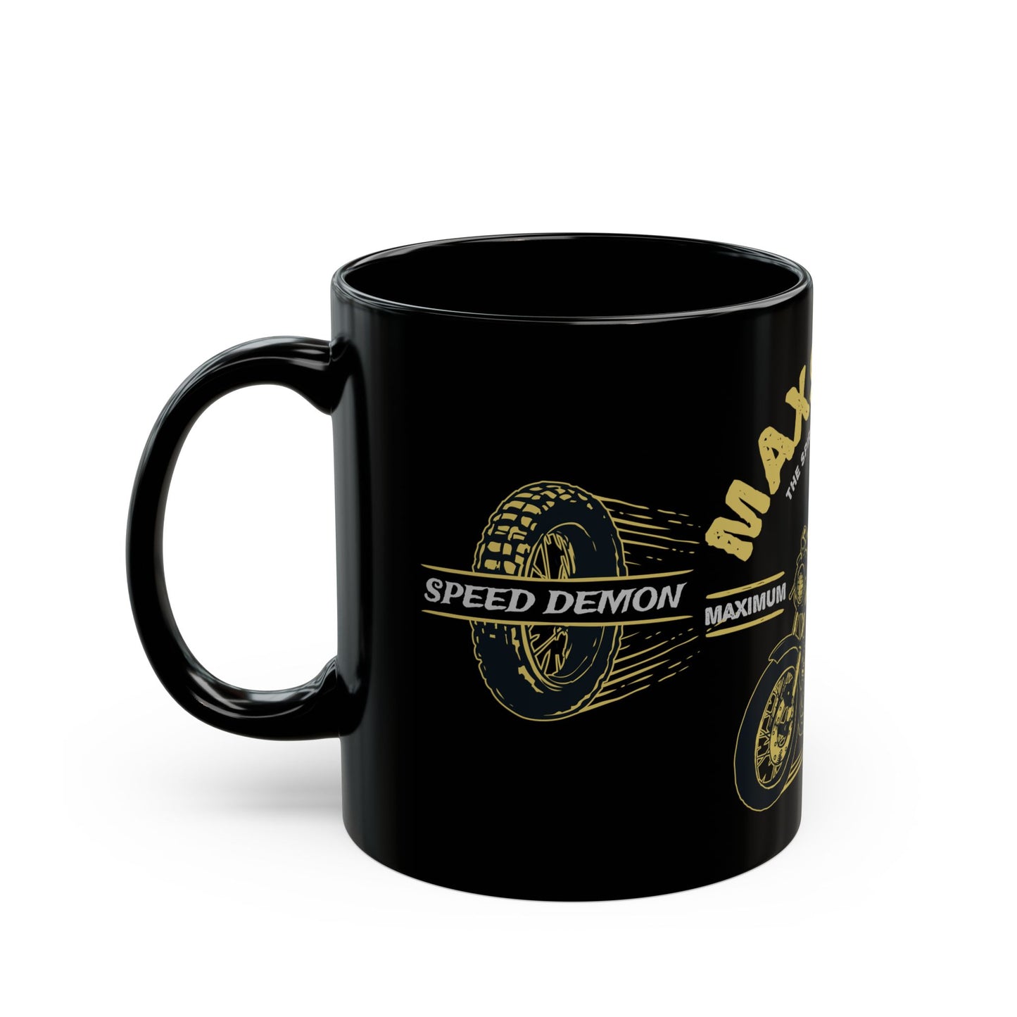 Maxspeed, The Spirit of Cafe Racer - Black Mug (11oz, 15oz)