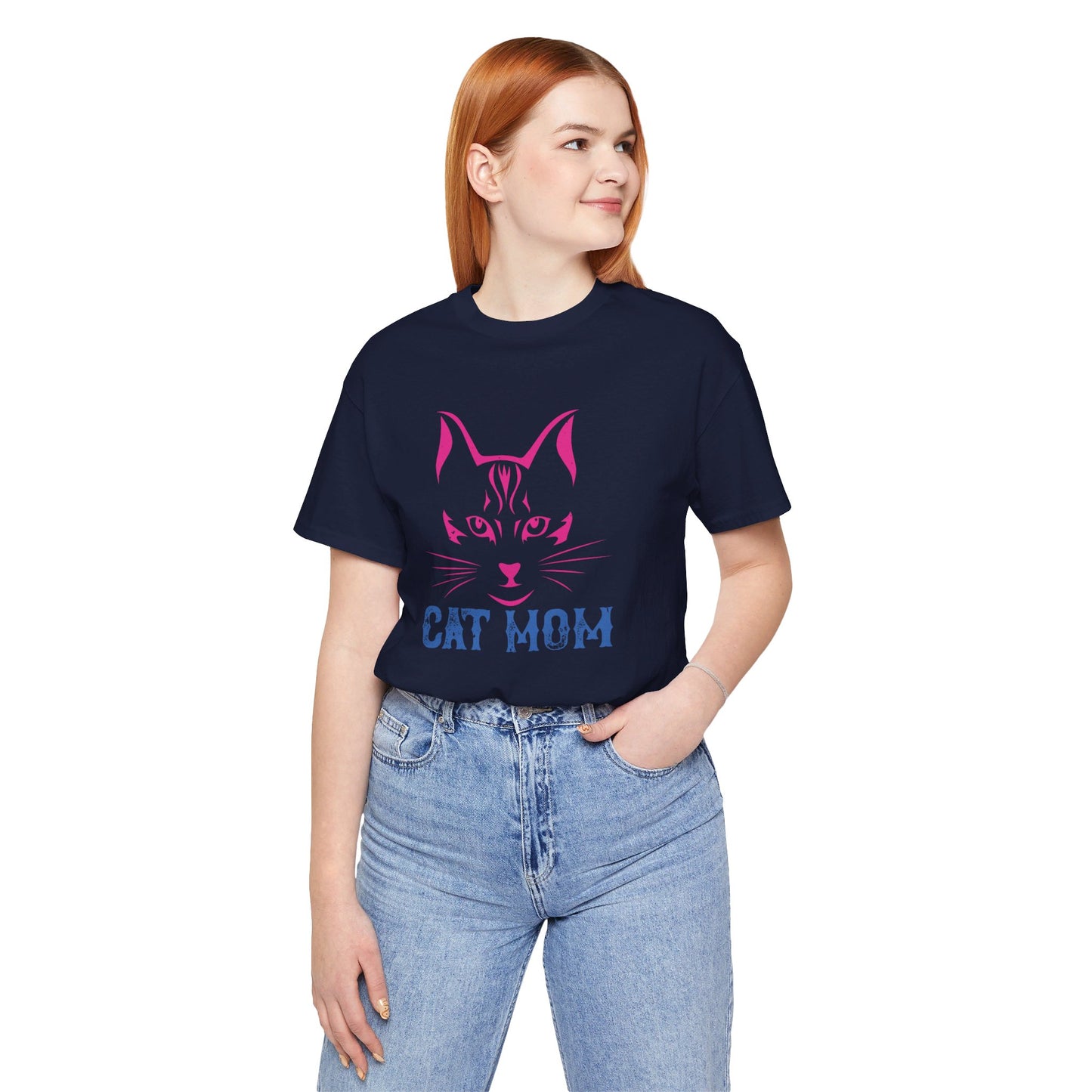 Cat Mom - Unisex Jersey Short Sleeve Tee