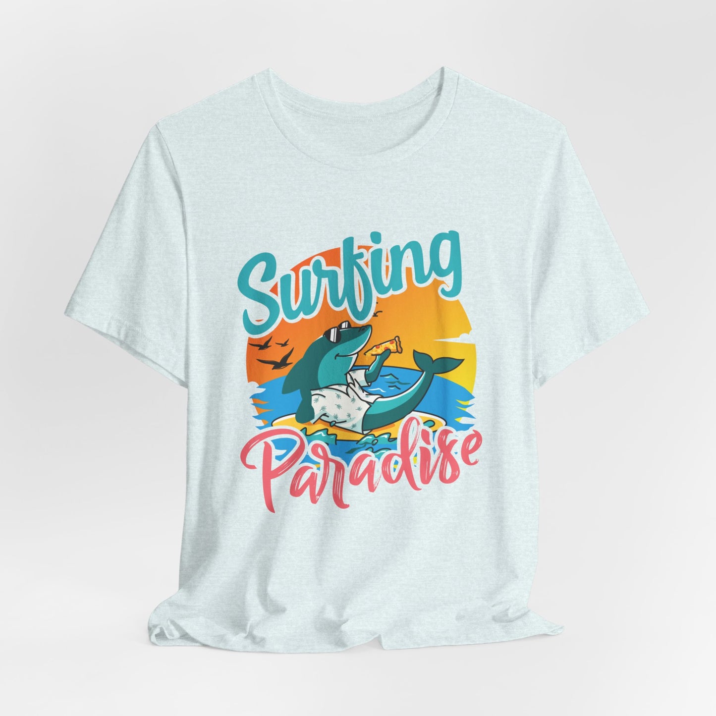 Surfing Paradise - Unisex Jersey Short Sleeve Tee - 13092