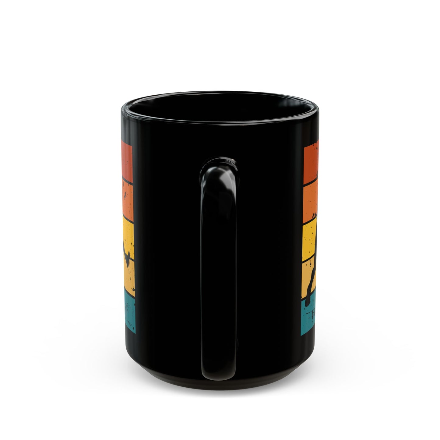 Dribble, Shoot, Score, Repeat - Black Mug (11oz, 15oz) - 10223