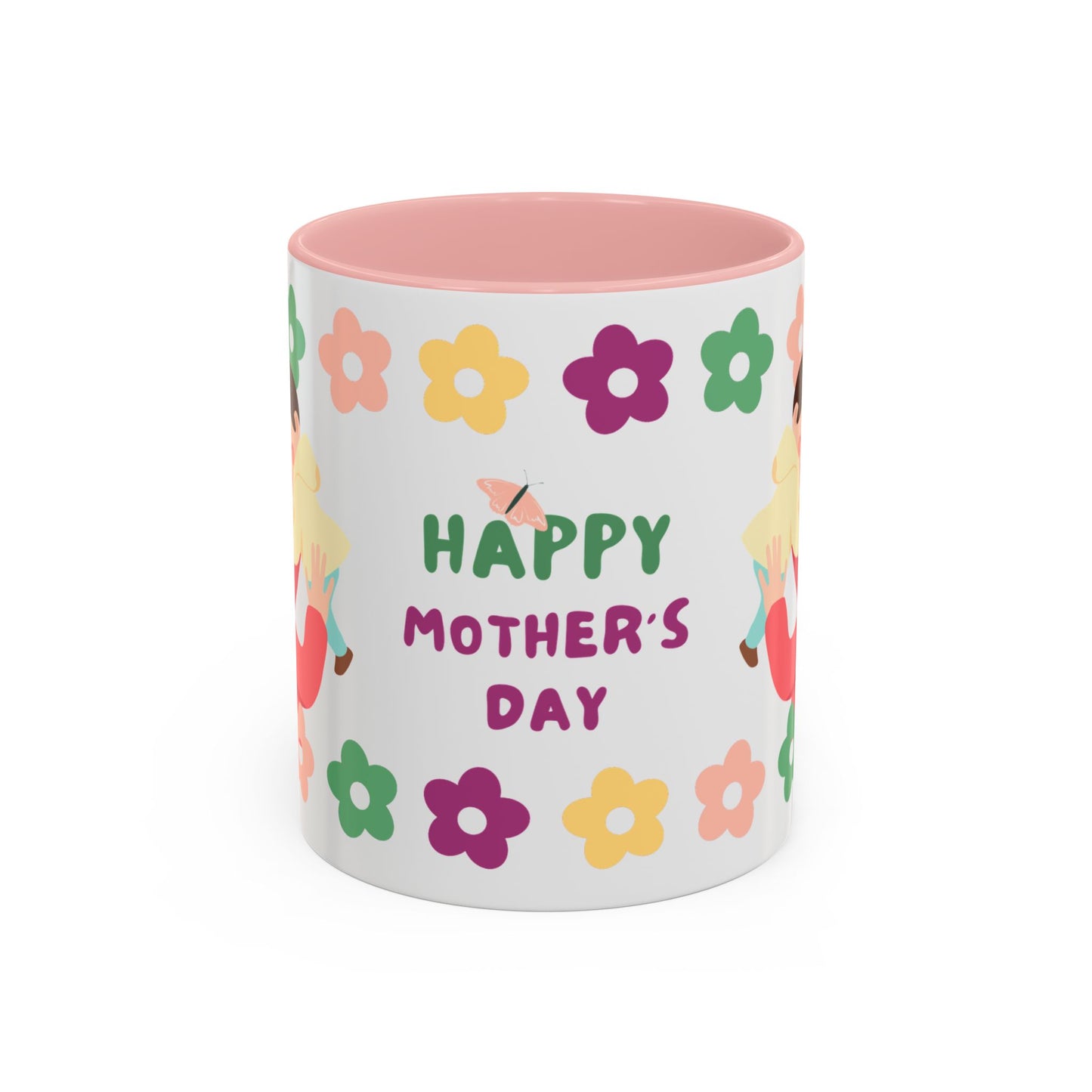 Happy Mother's Day Floral Accent Coffee Mug - 11/15oz - 12491