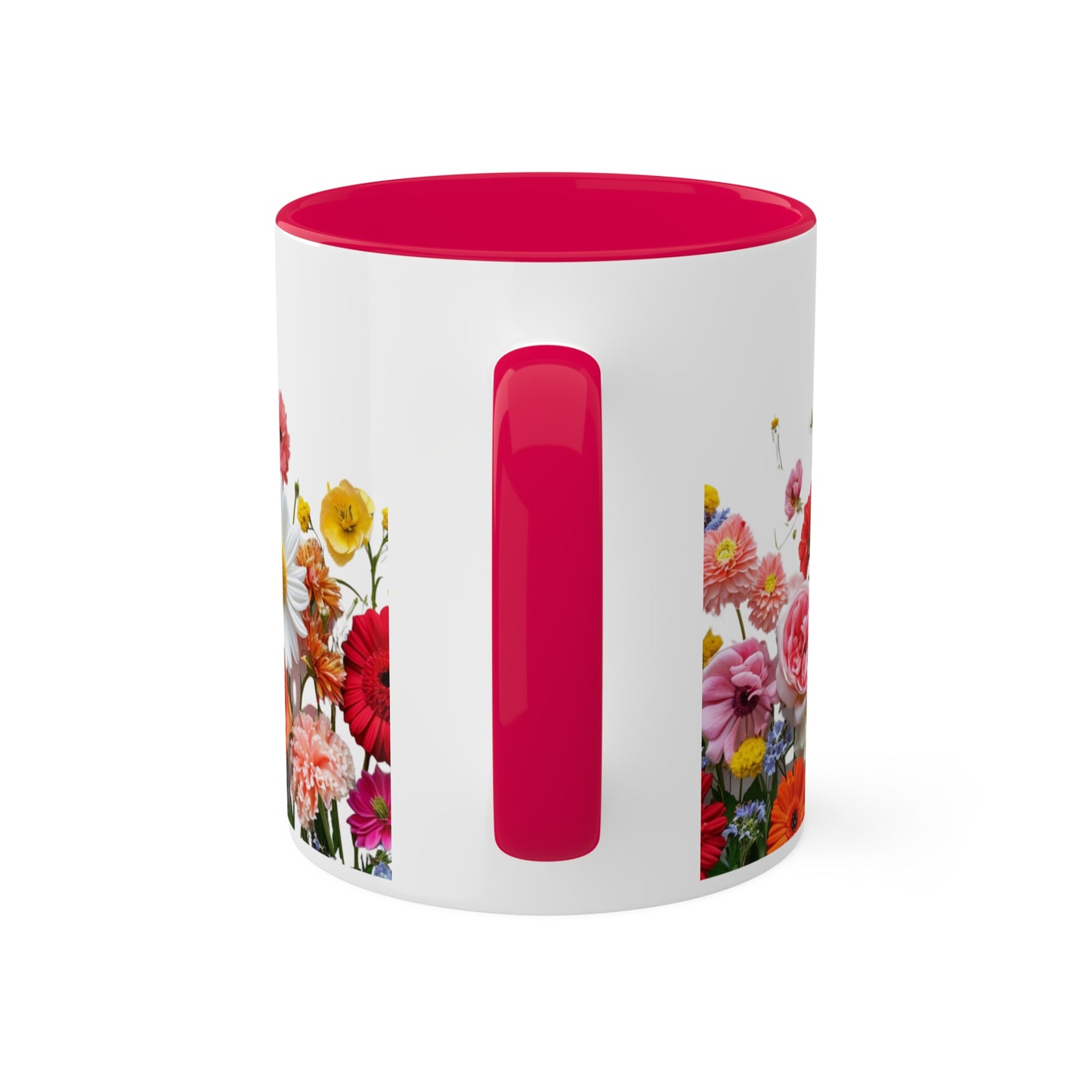 Bright Flowers - Colorful Mugs, 11oz