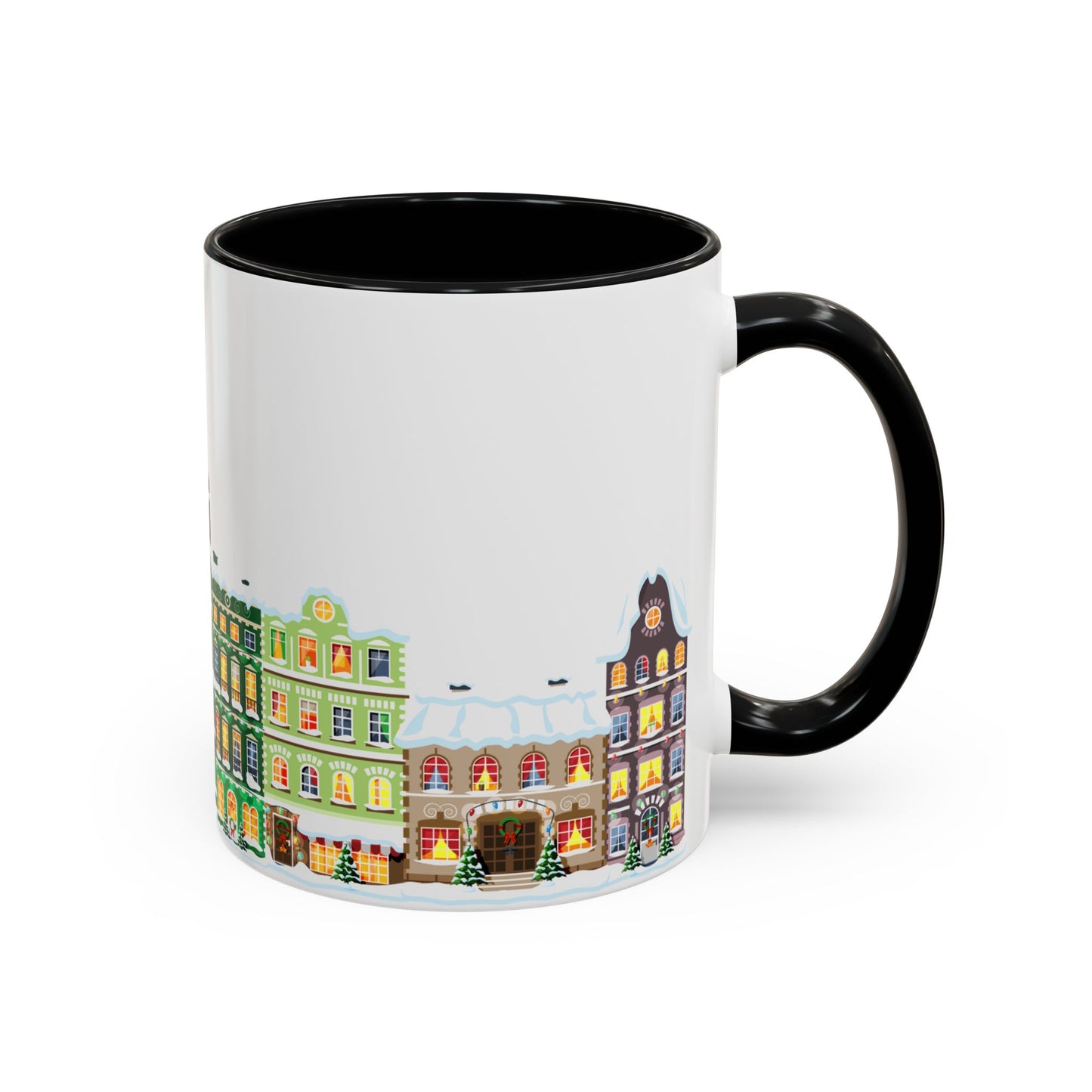 Christmas Houses - Accent Coffee Mug (11, 15oz) - 10438