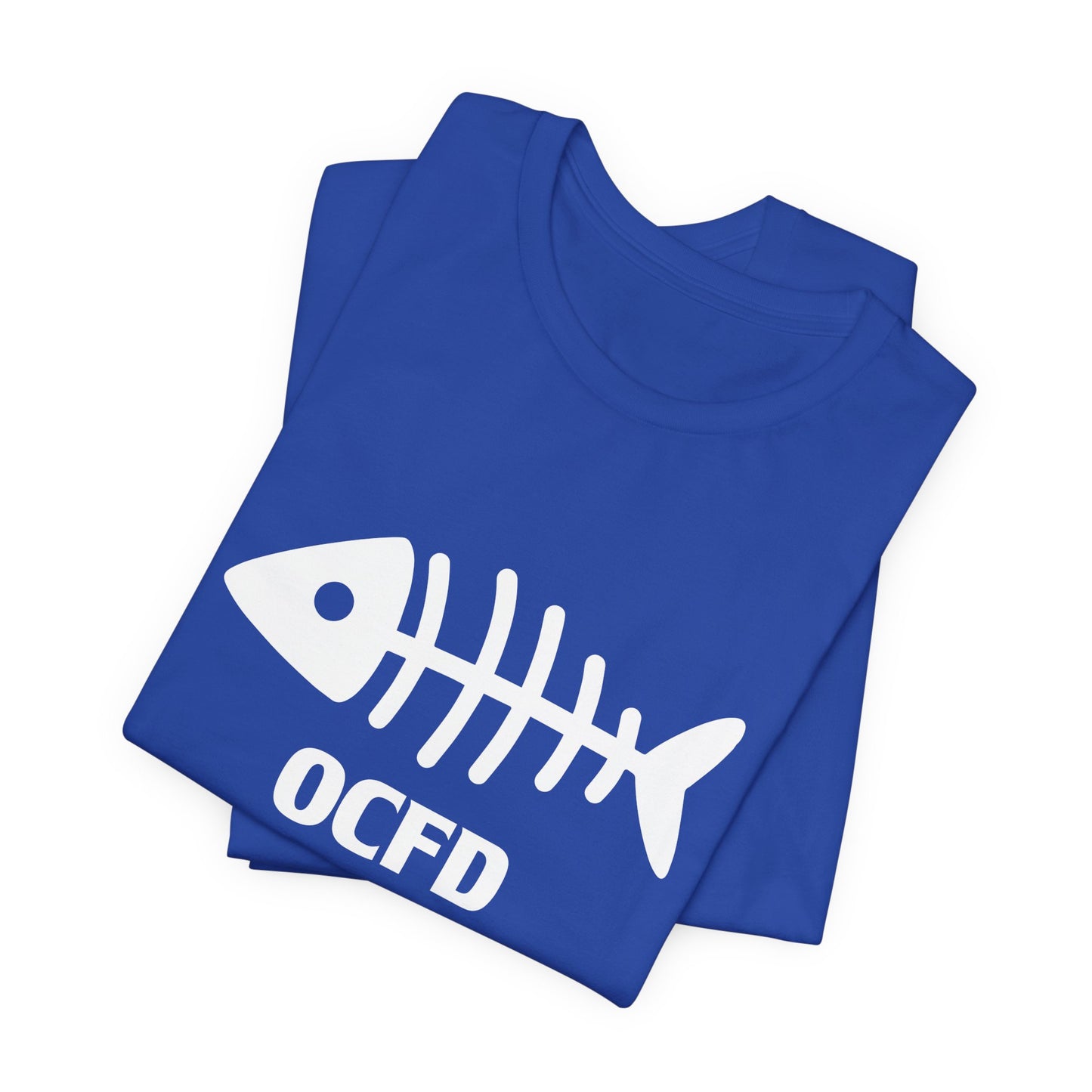 OCFD - Obsessive Compulsive Fishing Disorder - Unisex Jersey Short Sleeve Tee