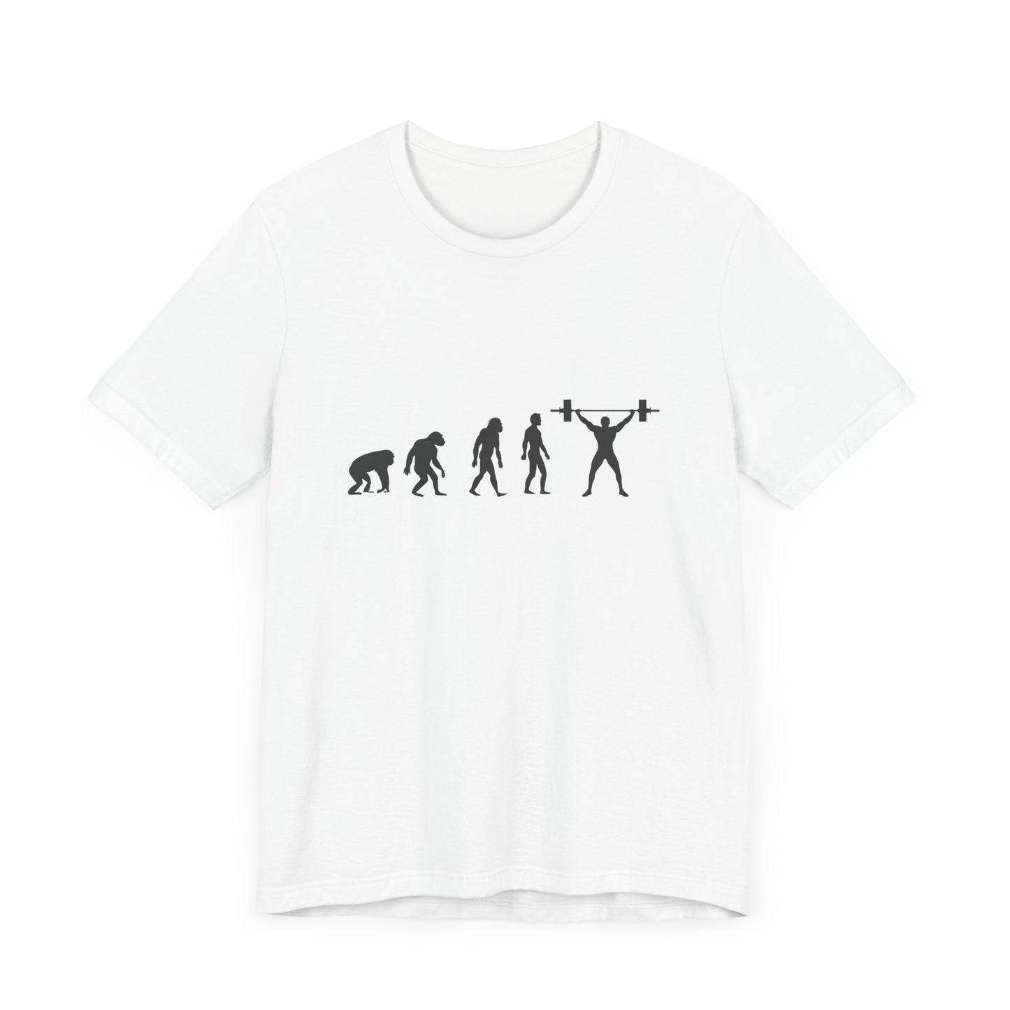 Gym: Human Evolution  - Unisex Jersey Short Sleeve Tee