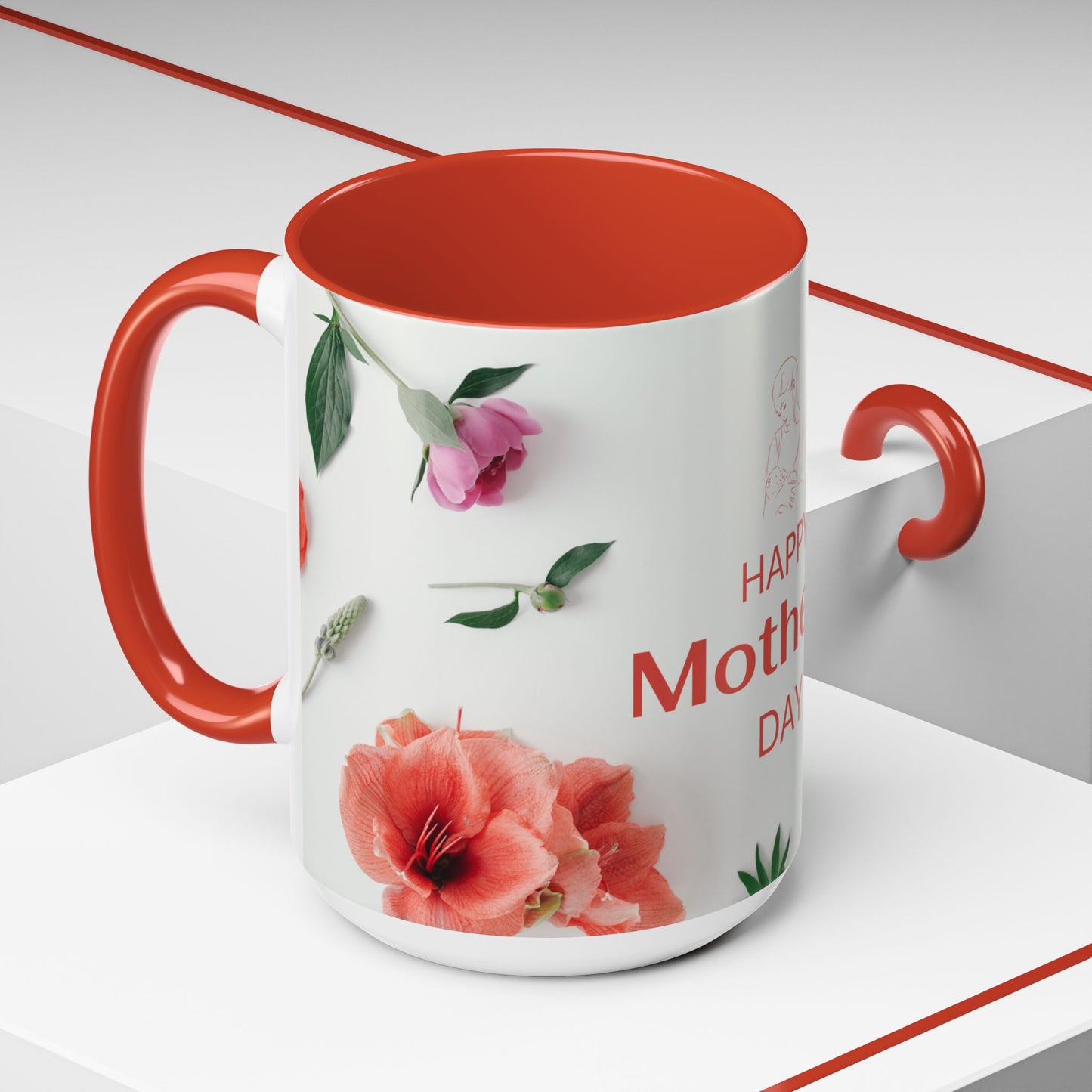 Happy Mother's Day - Accent Coffee Mug (11, 15oz) - 11707