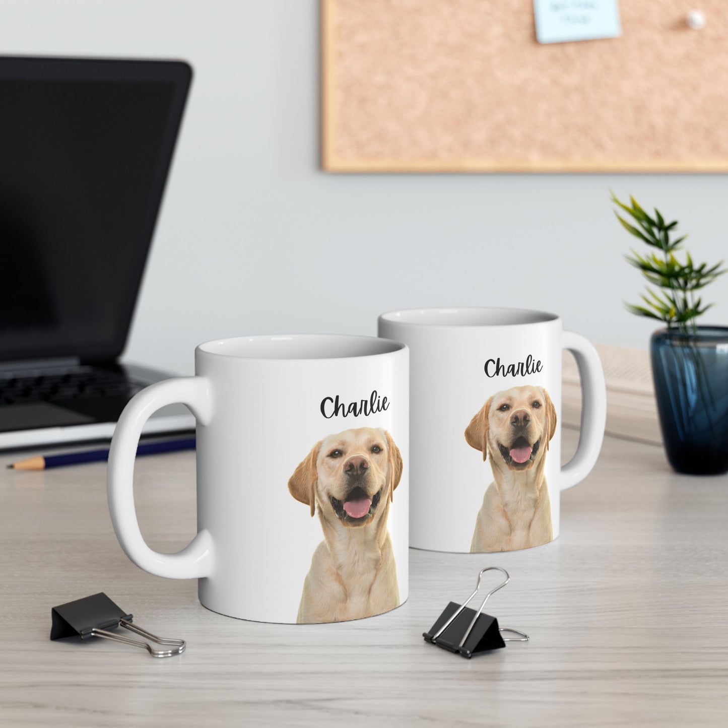 Dog Lover's Ceramic Mug, Dog-Themed Coffee Mug, Present for Pet Owners, Cute Dog Gift, Animal Lover's Kitchenware - 14157