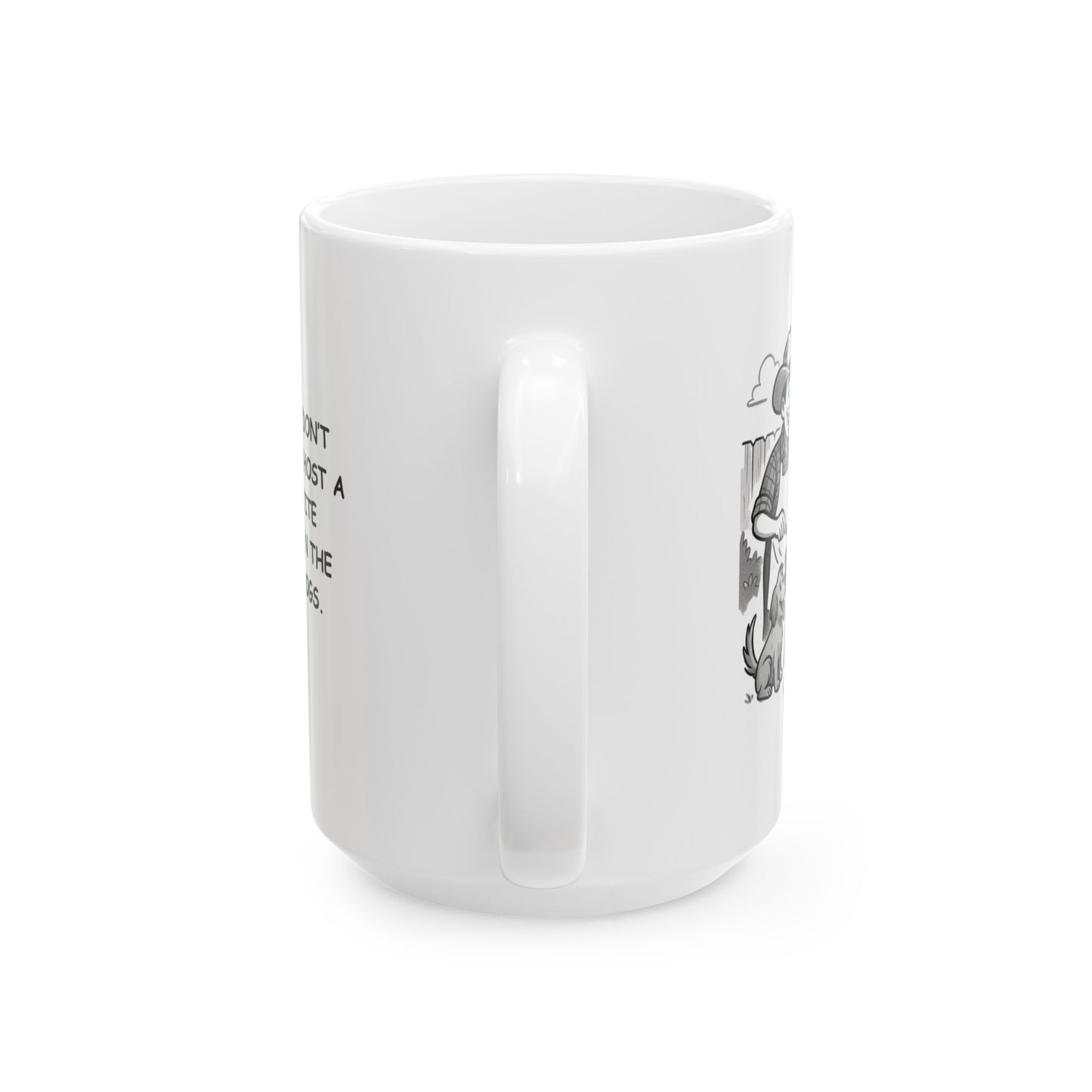 "In Texas, we don’t ‘celebrate’—we host a BBQ and invite everyone, even the neighbors’ dogs." Ceramic Mug - 12748