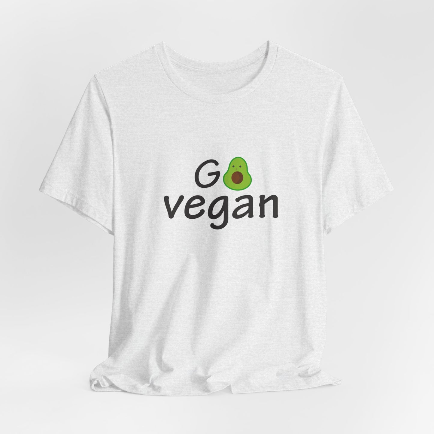 Go Vegan - Unisex Jersey Short Sleeve Tee