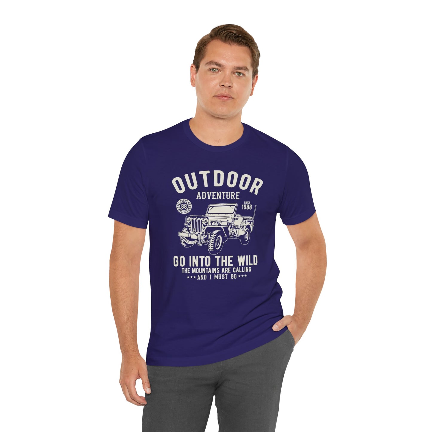 Outdoor Adventure - Unisex Jersey Short Sleeve Tee