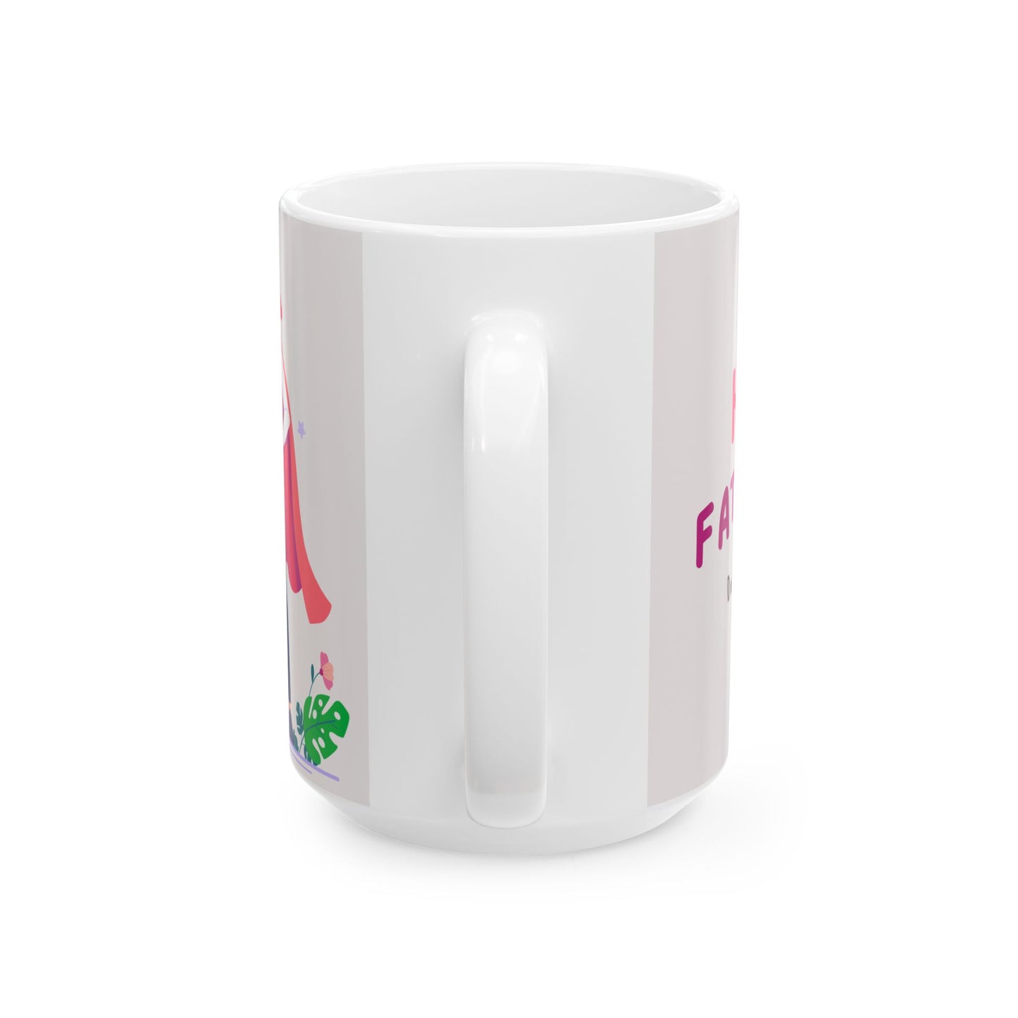 Happy Father's Day Ceramic Mug - Perfect Gift for Dad - 12897