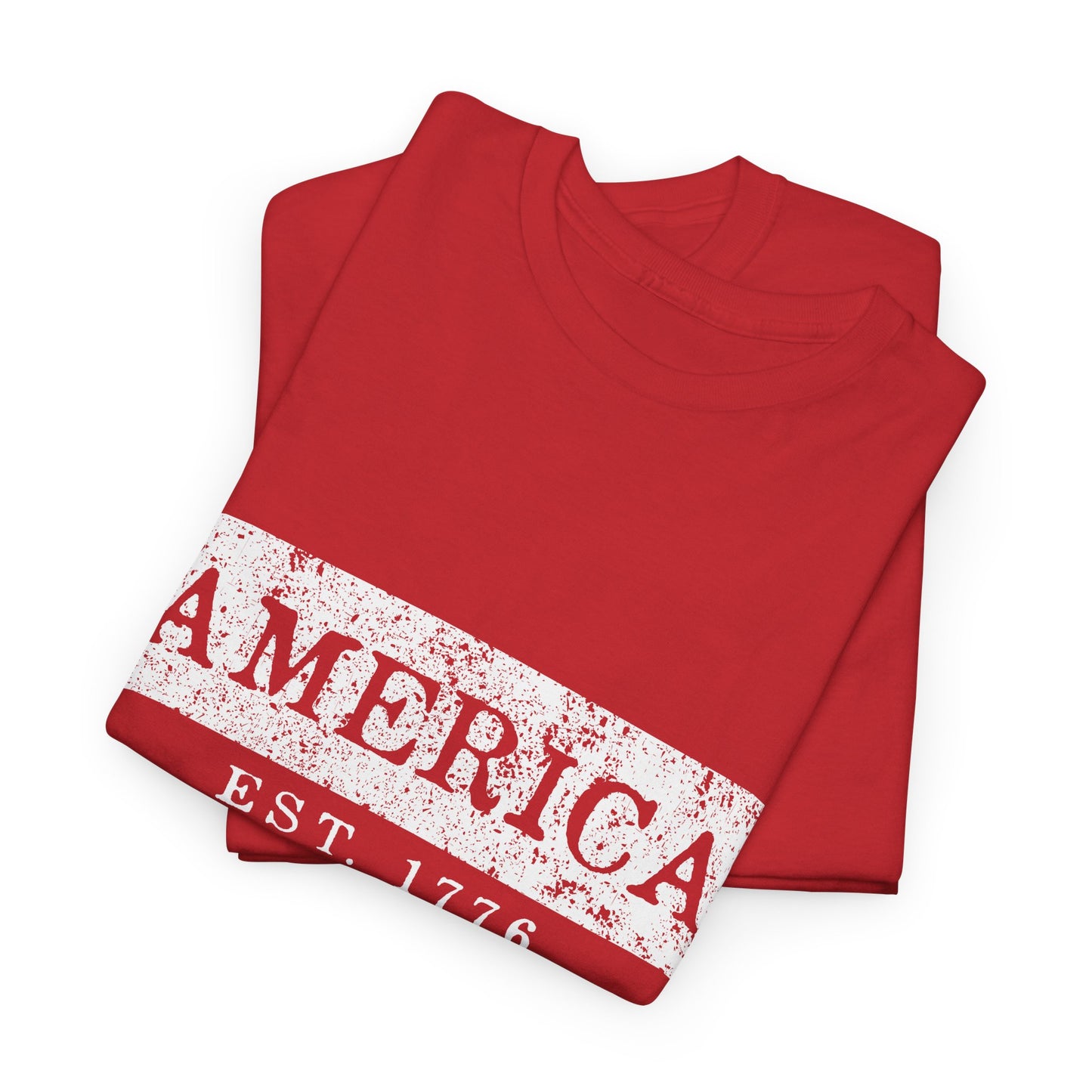 Patriotic Unisex Tee - America EST 1776, Vintage Style Shirt, Independence Day Gift, Casual Wear, Gifts for Him/Her - 13736
