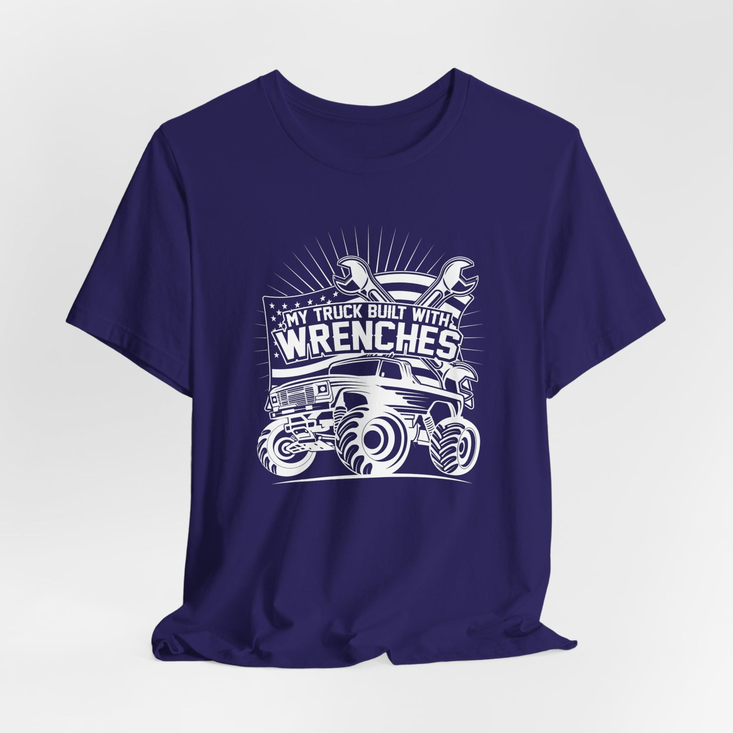 My Truck Built With Wrenches - Unisex Jersey Short Sleeve Tee