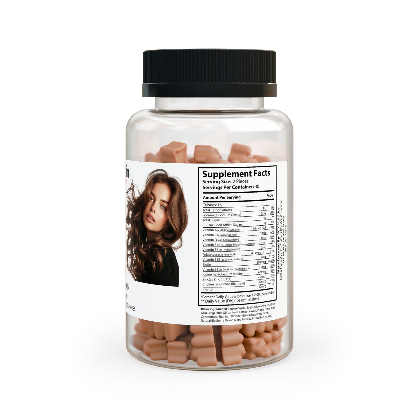 Hair Vitamin Gummies (60 Gummies) - 11613