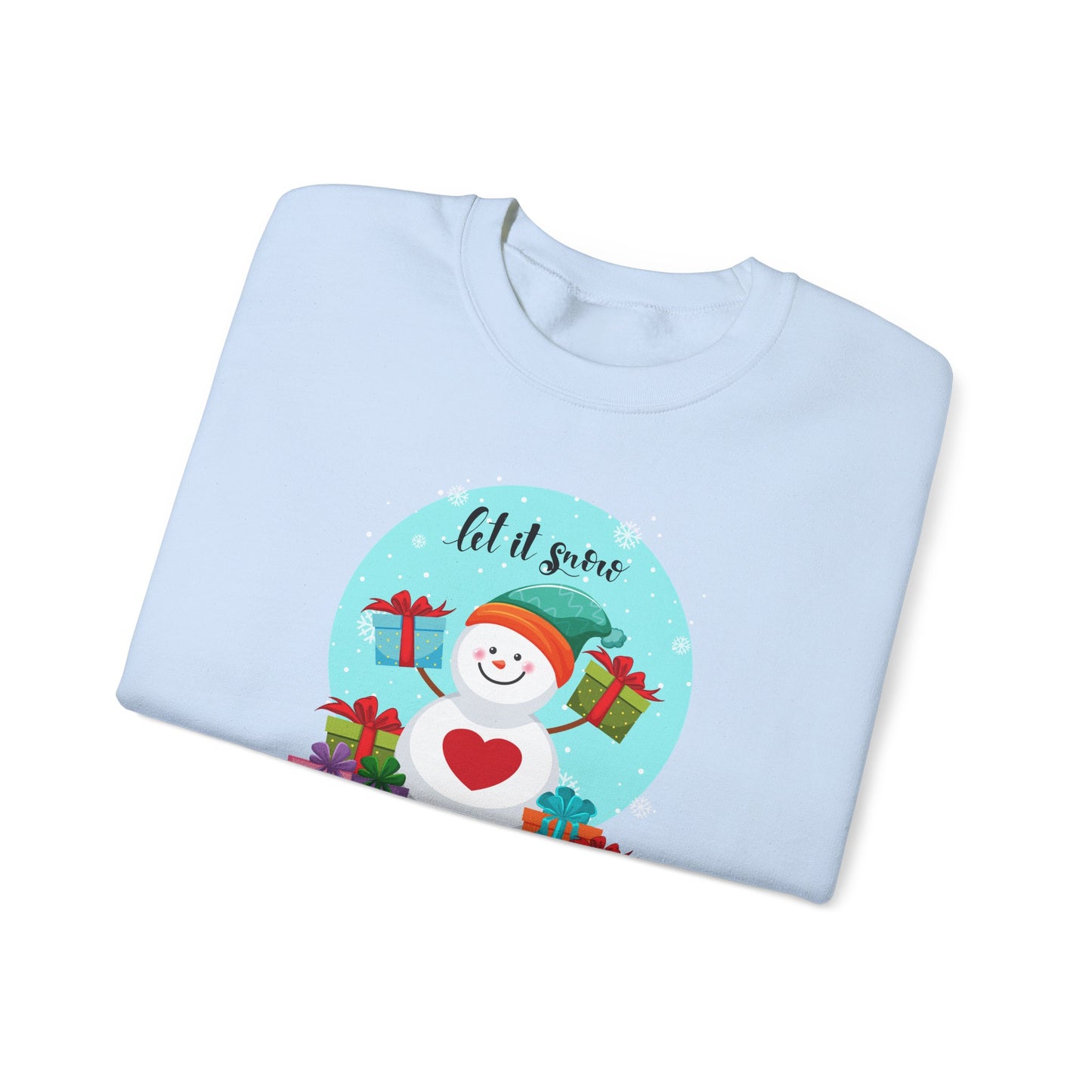 Santa, Let It snow - Unisex Heavy Blend™ Crewneck Sweatshirt - 10009