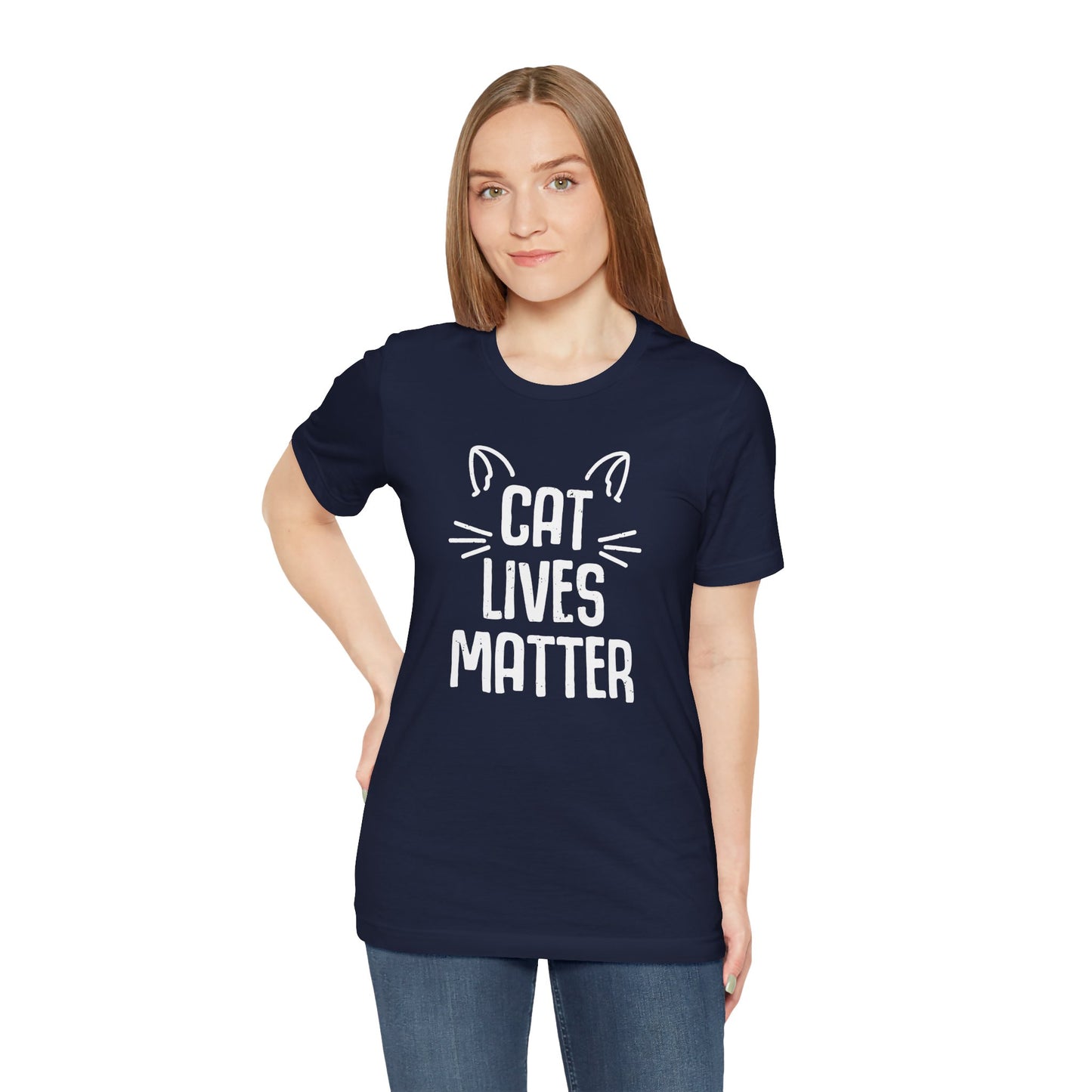 Cat Lives Matter - Unisex Jersey Short Sleeve Tee